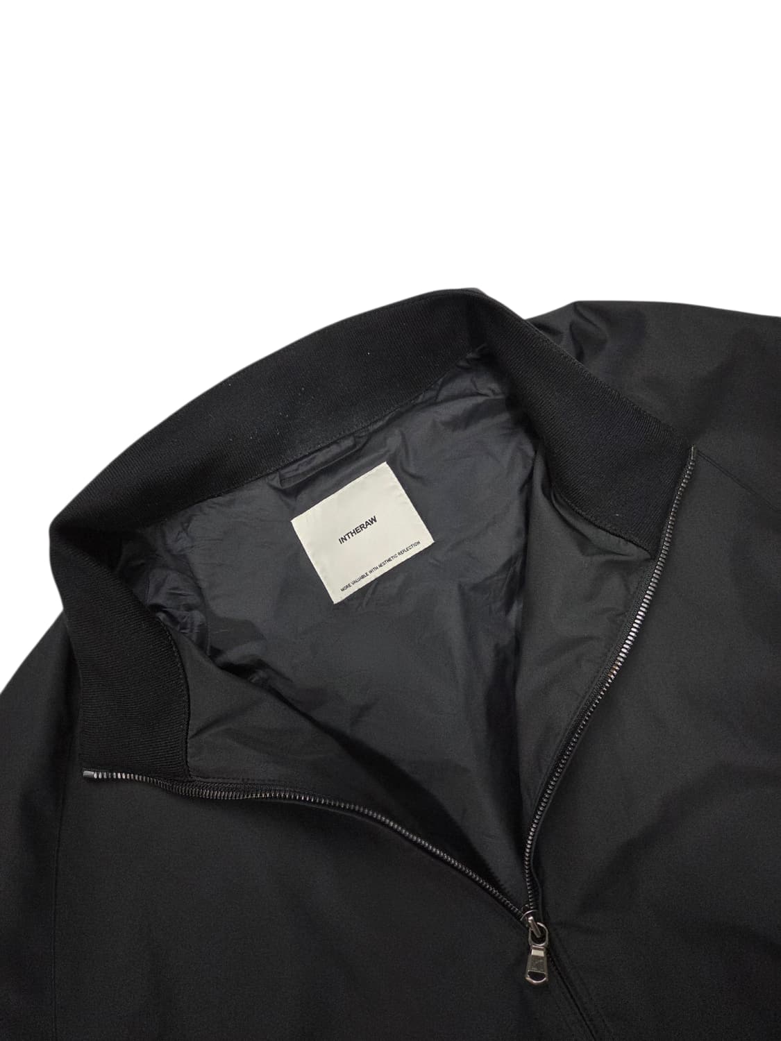 Intheraw 인더로우 블랙 바람막이 블루종 봄버 자켓 3 상품이미지1