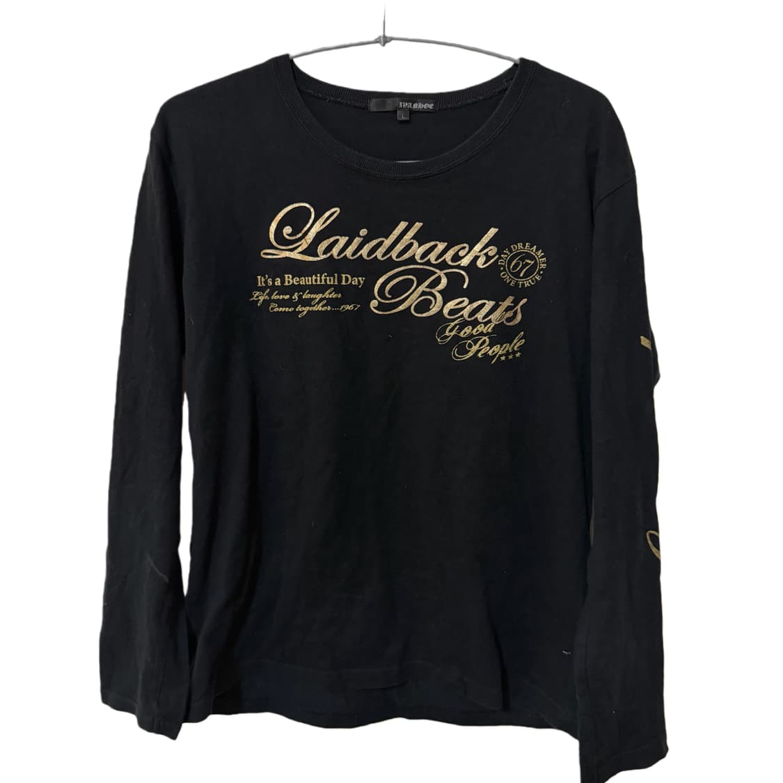 갸루 펑크 y2k 빈티지 레터링 티셔츠 상품이미지2