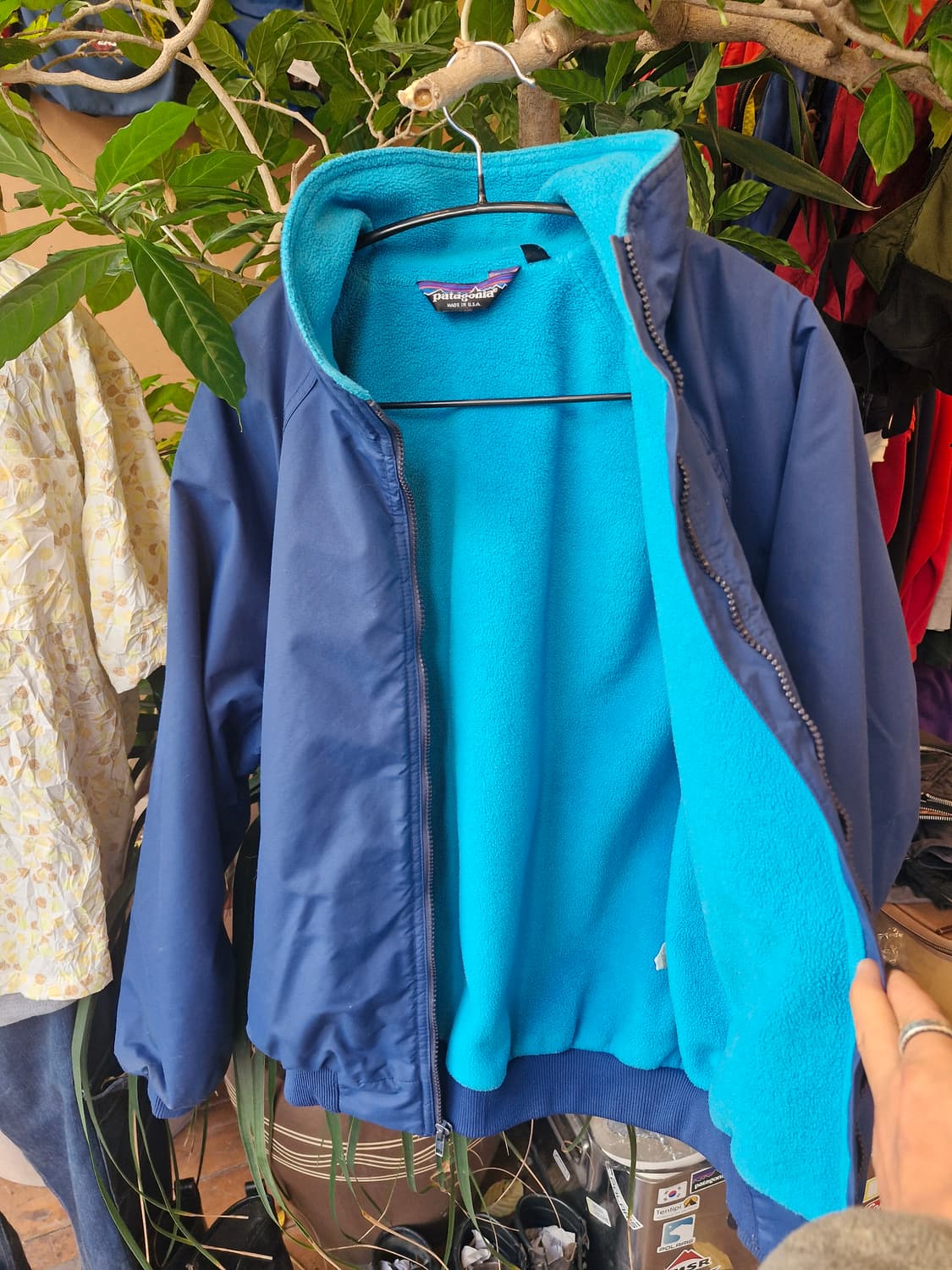 Z-295 파타고니아 쉘드 신칠라 봄버 웜업 자켓  상품이미지3