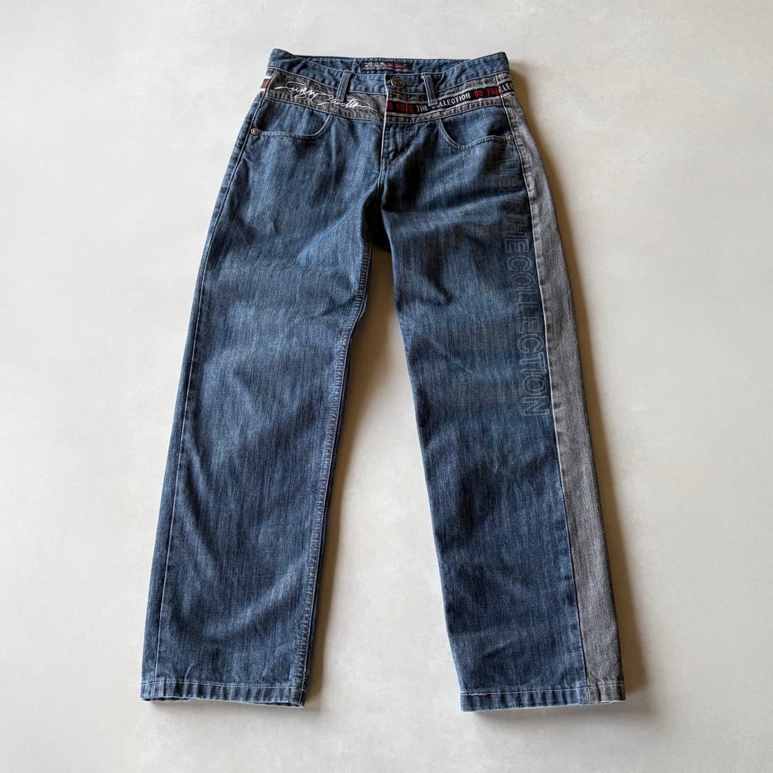 [30인치]FUBU 후부 올드스쿨 사이드라인 데님 팬츠 상품이미지3