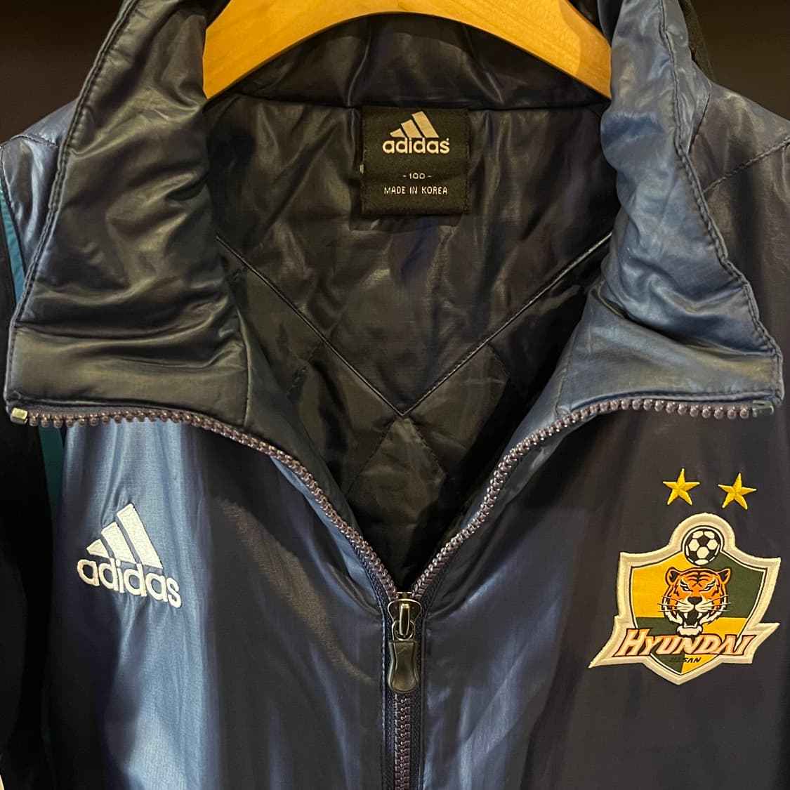 아디다스 울산현대 08년도 올웨더 바람막이 스타디움 재킷 상품이미지4