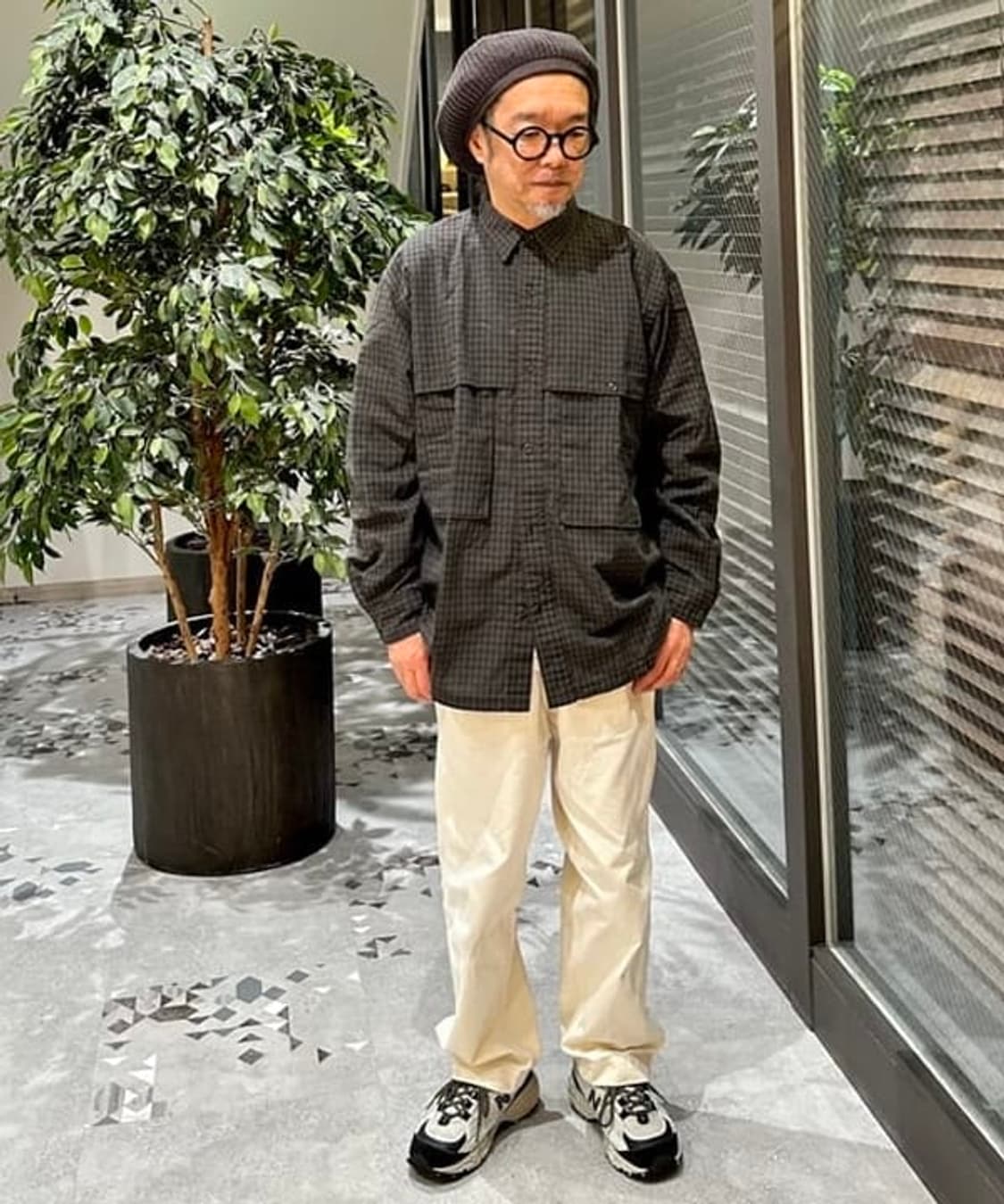 빔즈 필그림 26ss 알버트필드 셔츠 올리브 L사이즈 상품이미지9