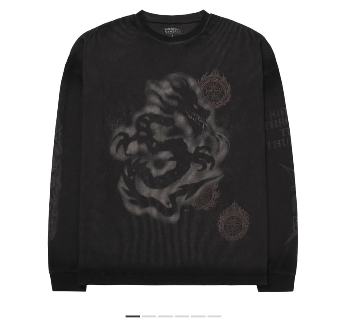 [XL] 트래비스 스캇 2025 투어 콘서트 (막시무시) 써멀 롱 슬리브 상품이미지1