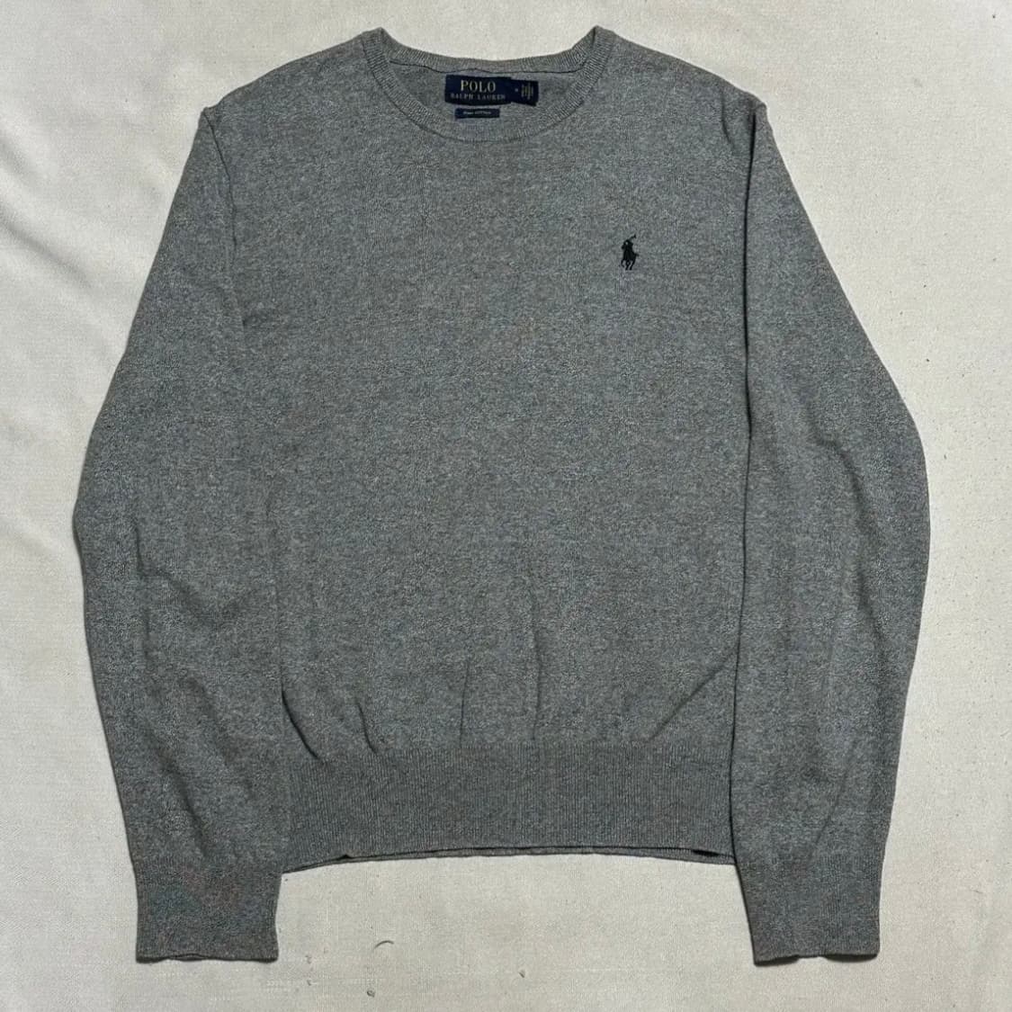 폴로랄프로렌 블랙 포니 그레이 피마 코튼 니트 상품이미지2