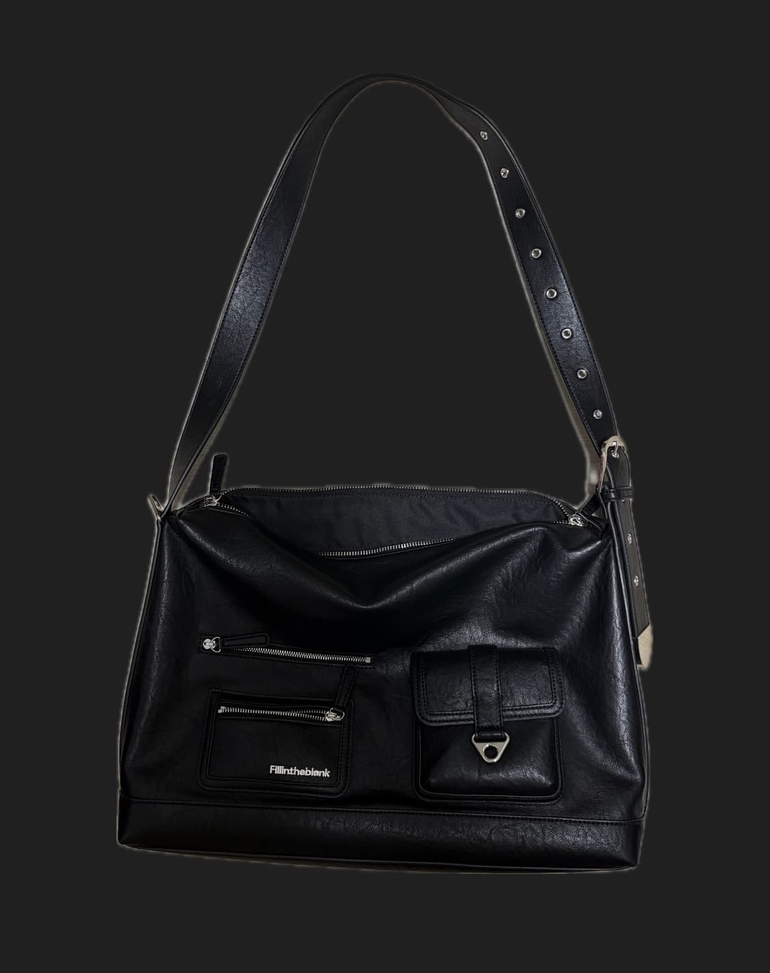 필인더블랭크 캐비넷 백 블랙 상품이미지2