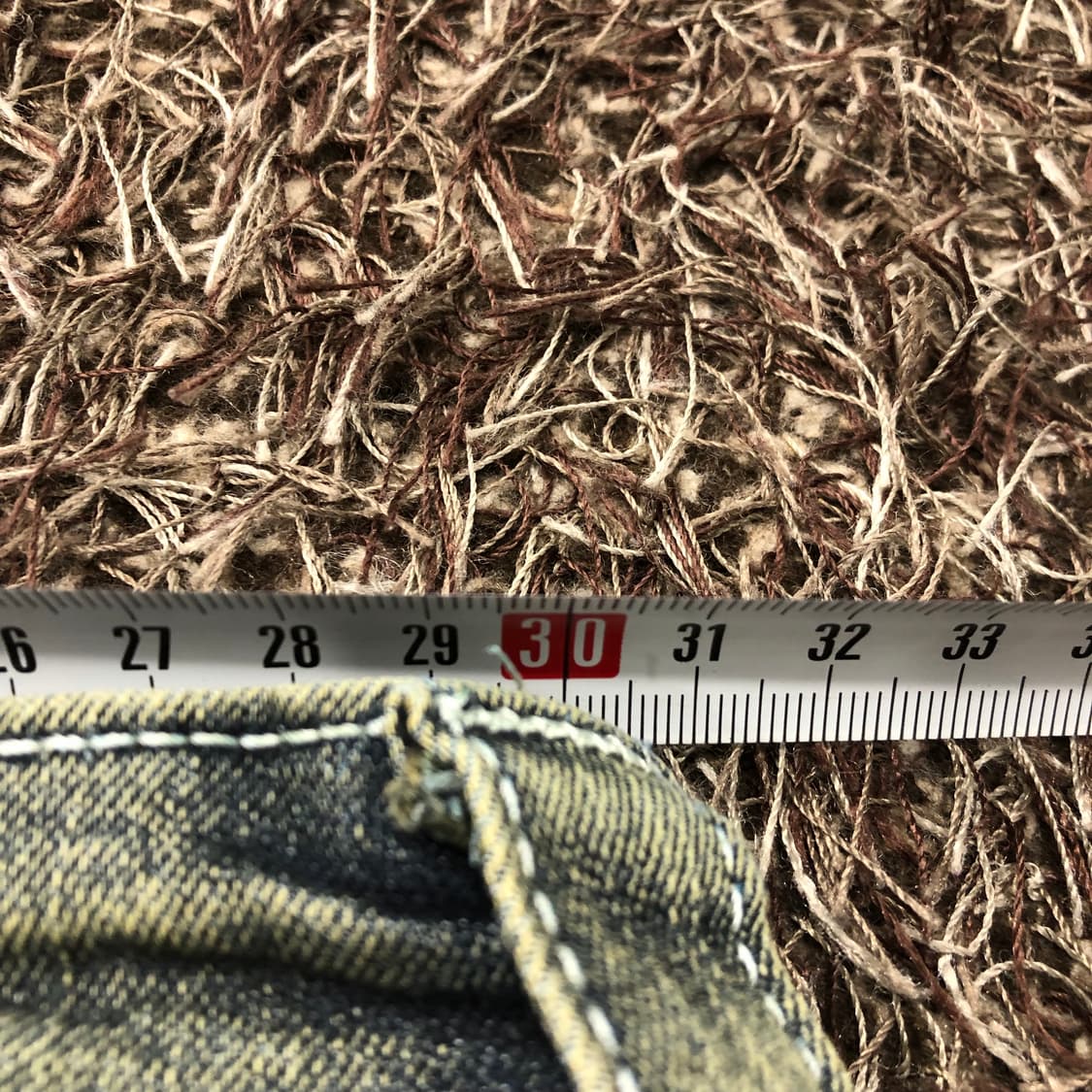 새상품 롬위 퍼 포켓 데님 미니 스커트 S 상품이미지8