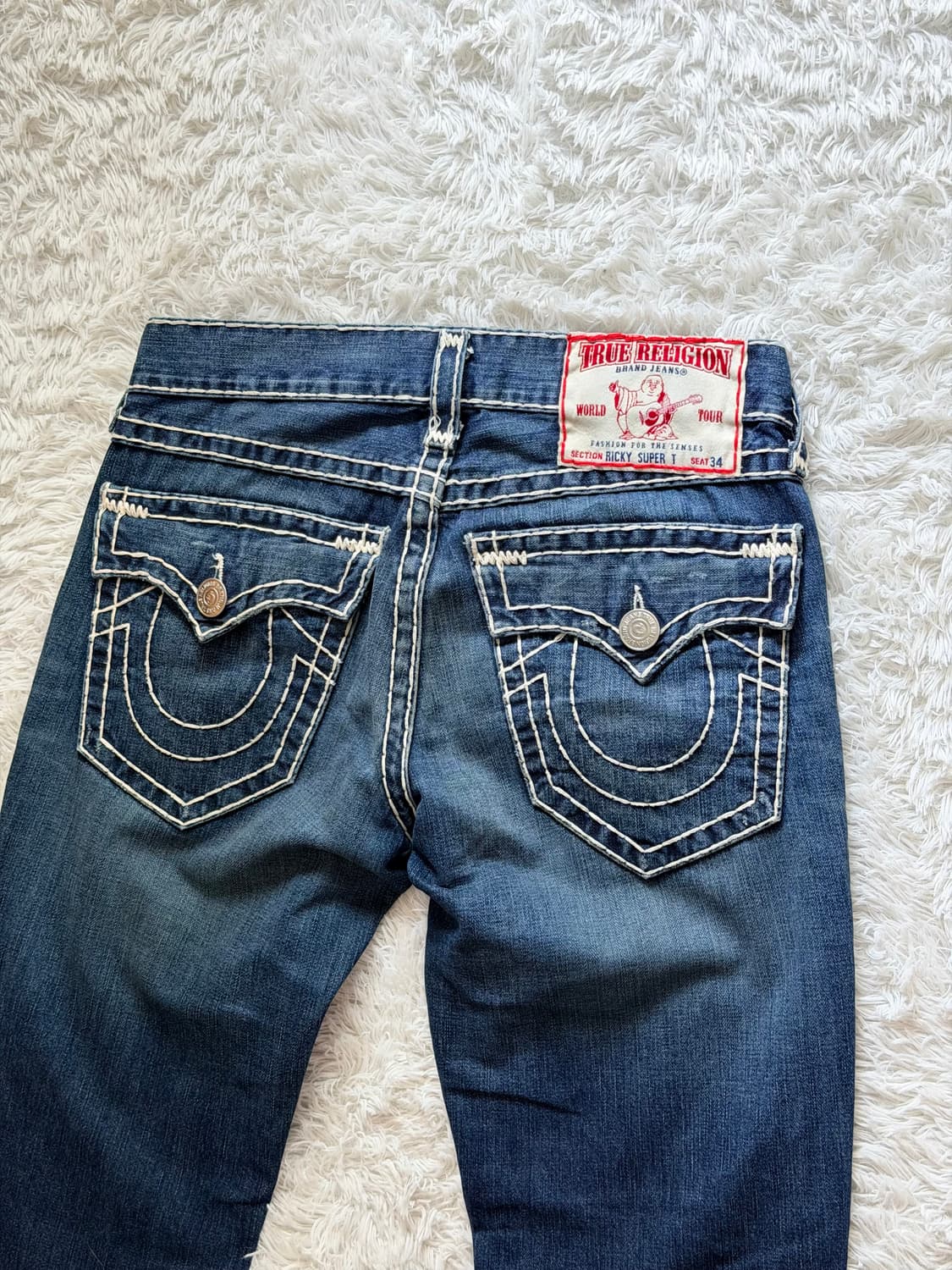 트루릴리전(True Religion) '리키 슈퍼 T' 빈티지 워싱 데님 상품이미지3