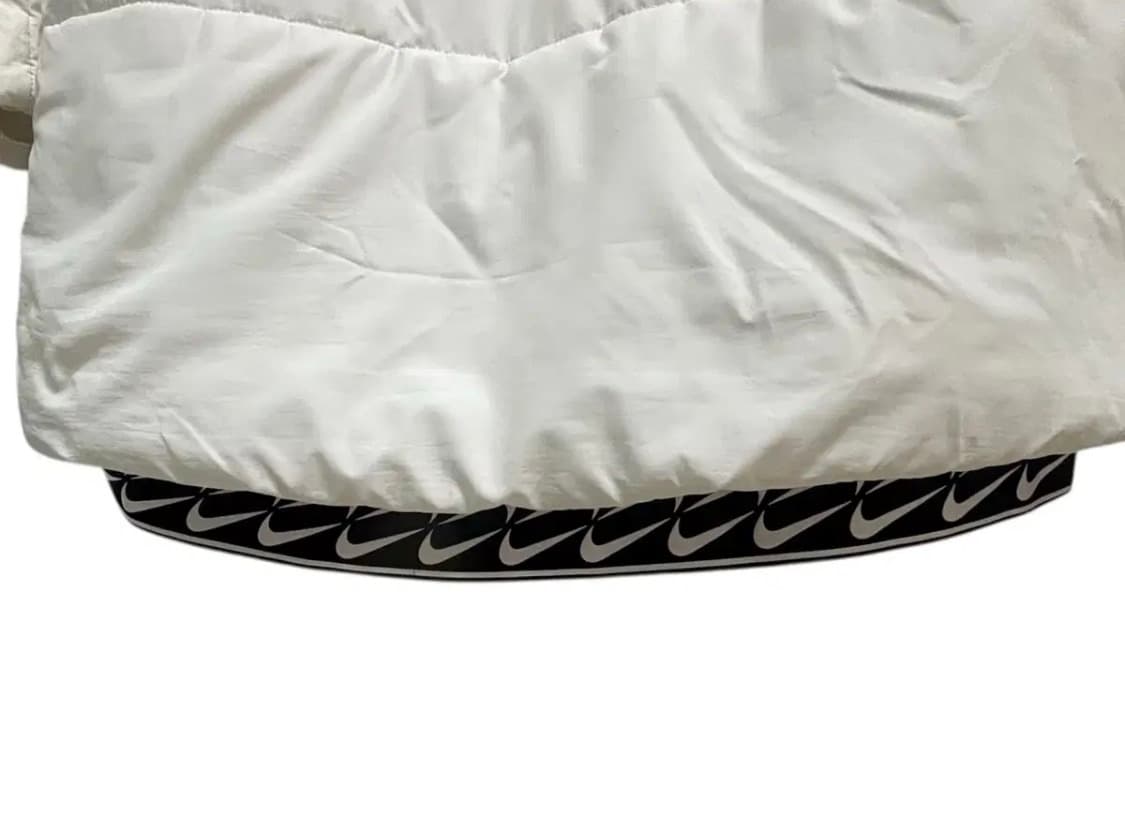 나이키 스우시 화이트 경량 롱패딩 L-XL  상품이미지3