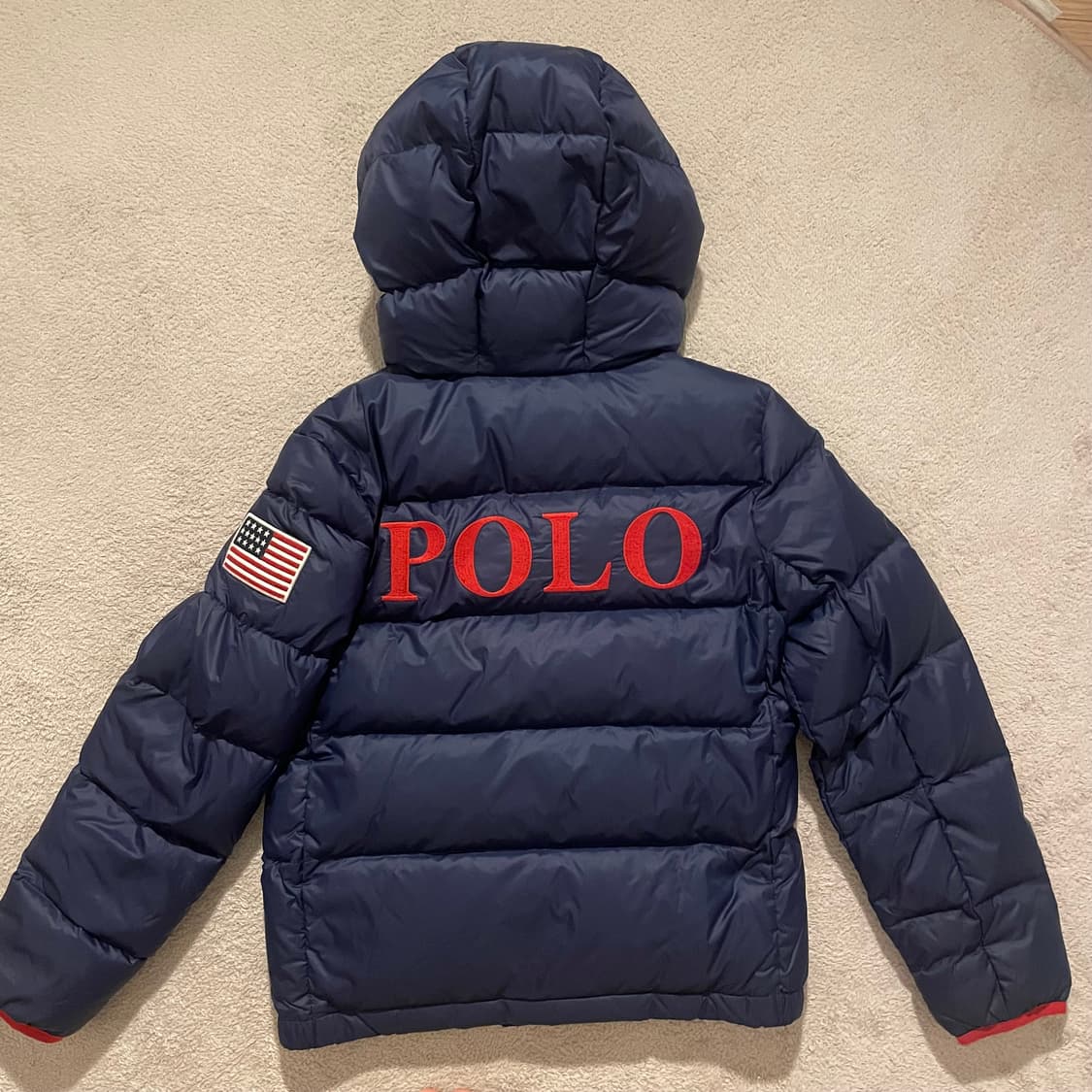 폴로 스몰포니 성조기 경량패딩 상품이미지4