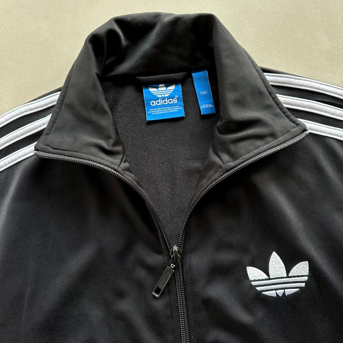 [S-M]아디다스 구형 파이어버드 블랙 트랙탑 져지 상품이미지5