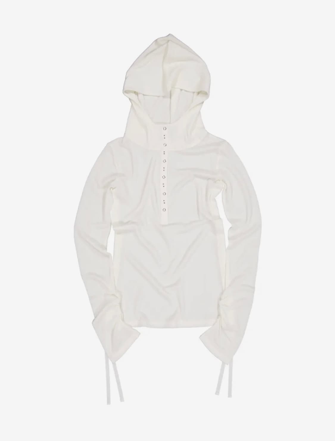 품절상품) 셋업이엑스이 RIVET BUTTON HOODIE TOP / I 상품이미지2