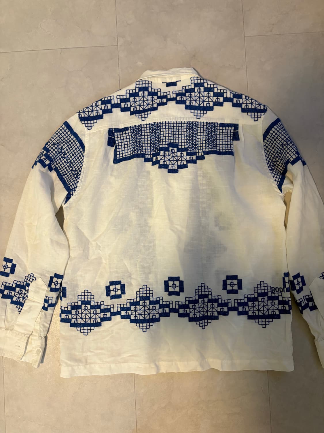 Bode(보디) 블루 셔츠 상품이미지3