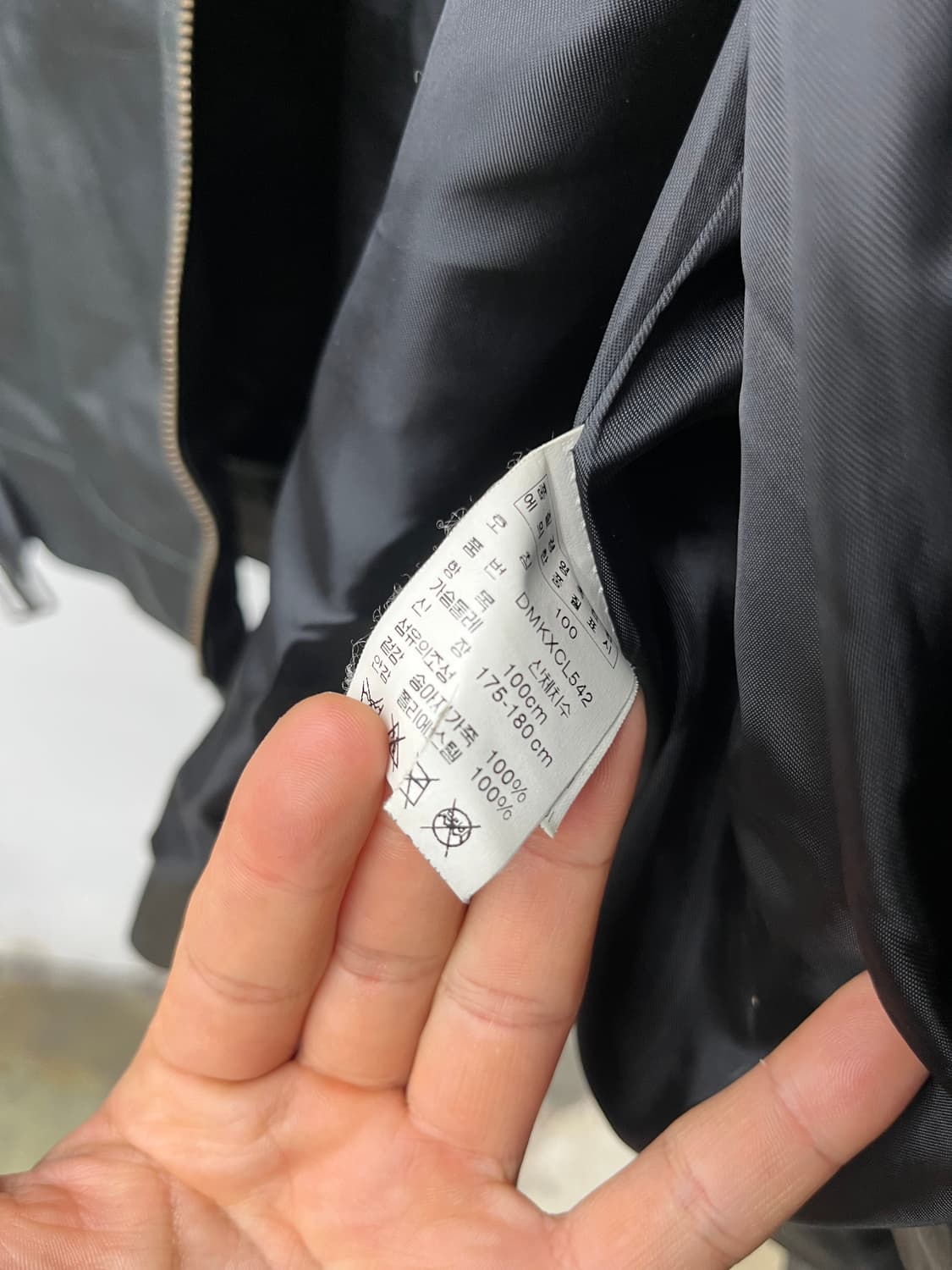 L) DKNY COW LEATHER BIKER JACKET 상품이미지6