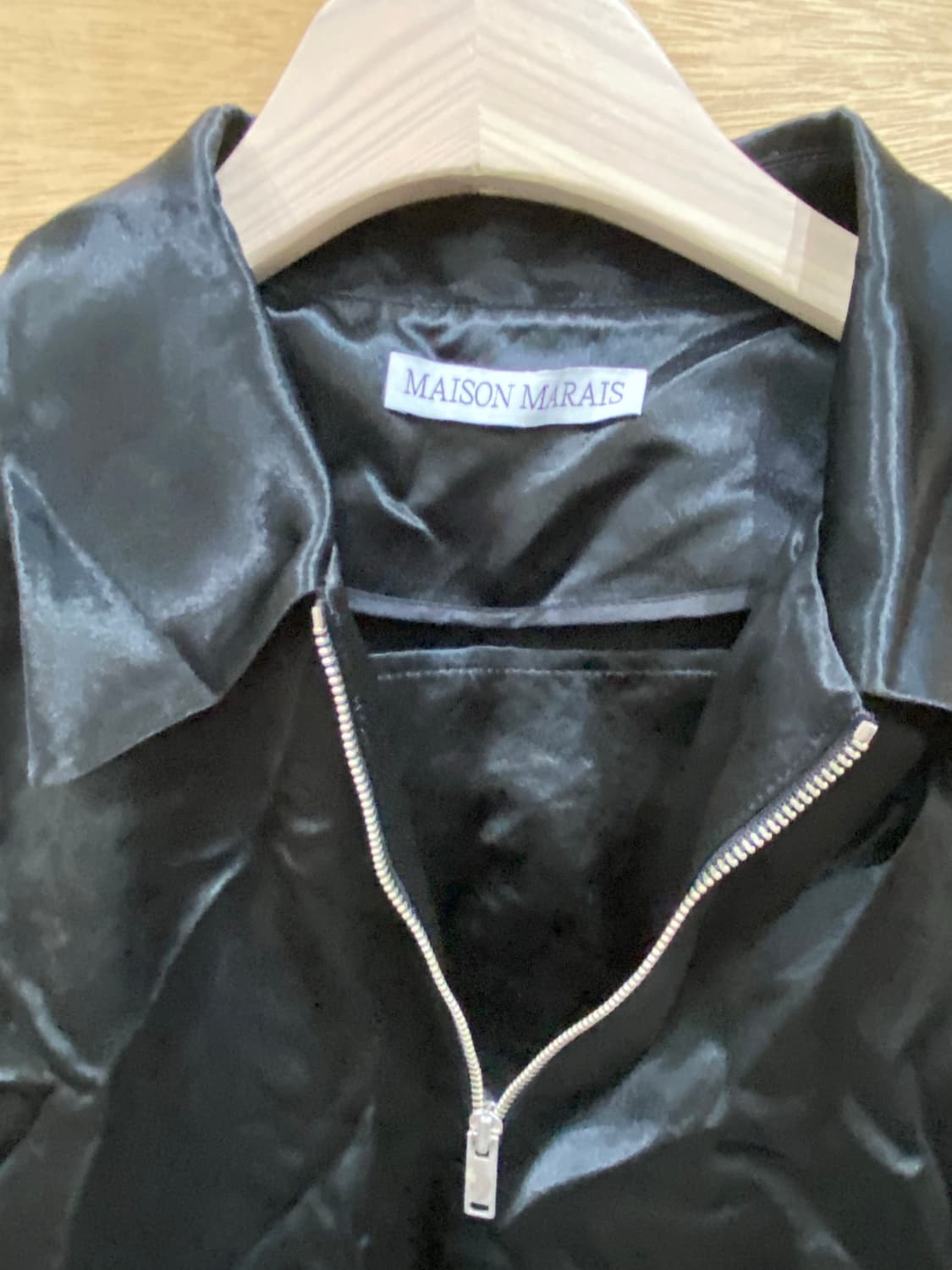 메종 마레 블랙 반집업 36사이즈 상품이미지2
