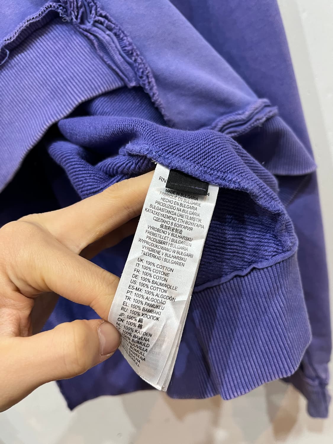 DIESEL 디젤 F-MIKKY 워시드 언발 후드티 우먼즈 상품이미지9