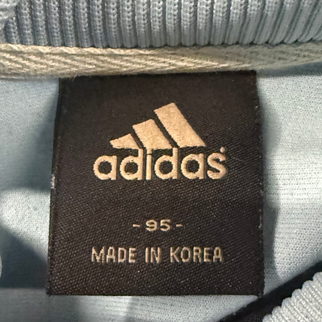 아디다스 블랙 하늘 스카이블루 배색 올드스쿨 트랙탑 져지 상품이미지5