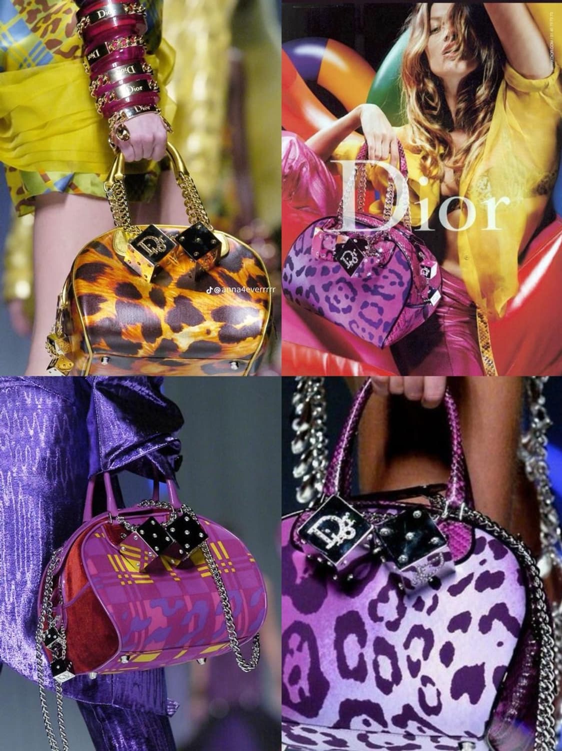 (레어) 디올 2004 파이톤 갬블러 다이스 보울러 숄버백 상품이미지2