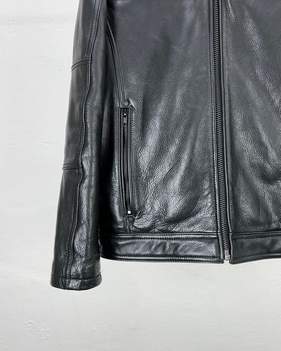 윌슨 레더 블랙 신슐레이트 제뉴윈 멀티 라이더 자켓 상품이미지4