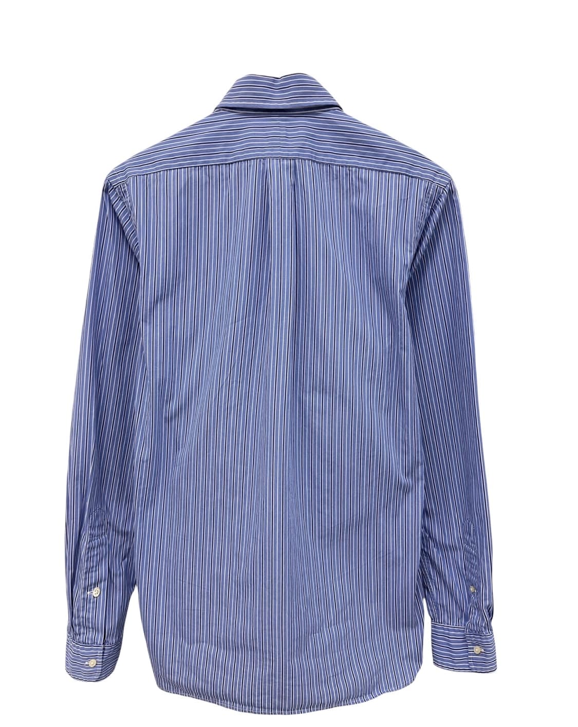 폴로 스트라이프 셔츠 블루 (M) 상품이미지7