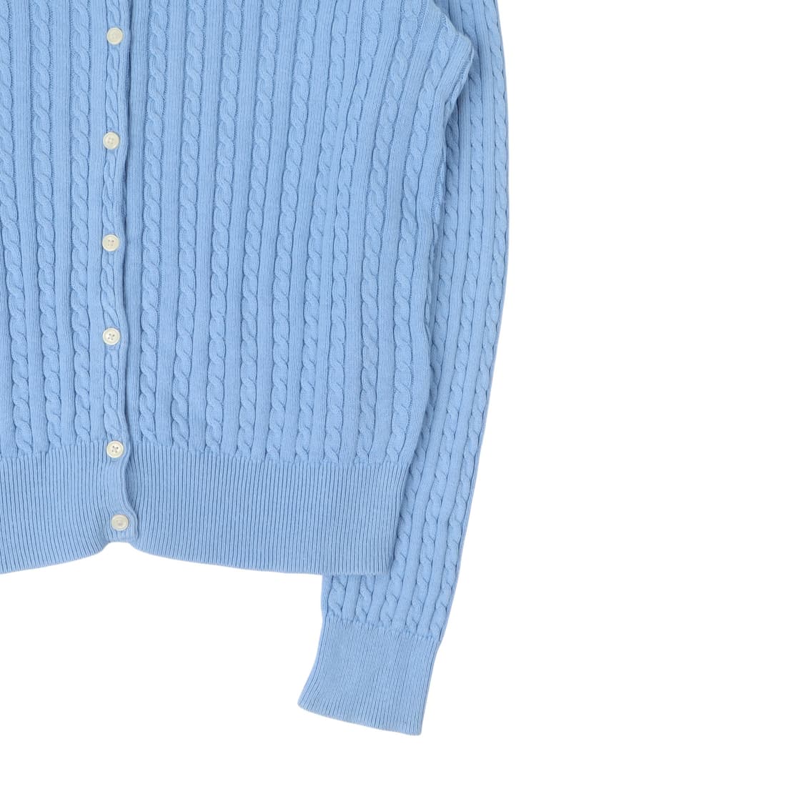 폴로 랄프로렌 라이트 블루 케이블 니트 가디건 상품이미지4