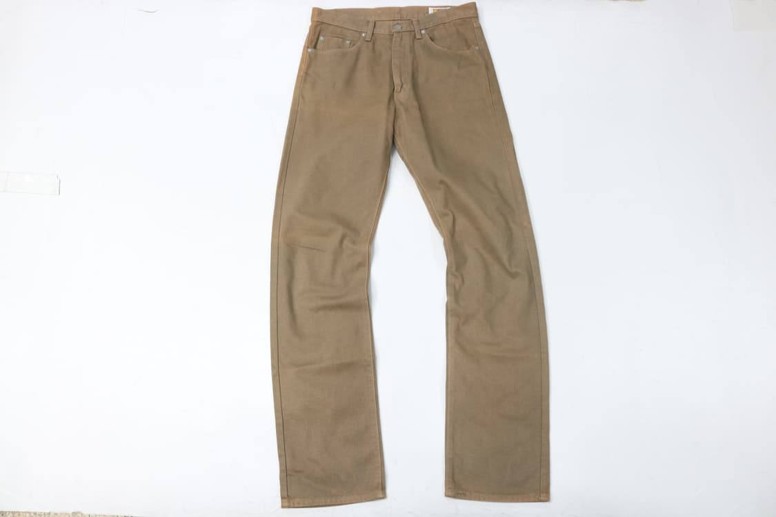 BIG JOHN 빅존 빈티지 워시드 코튼 트윌 팬츠 브라운 (32) 상품이미지2