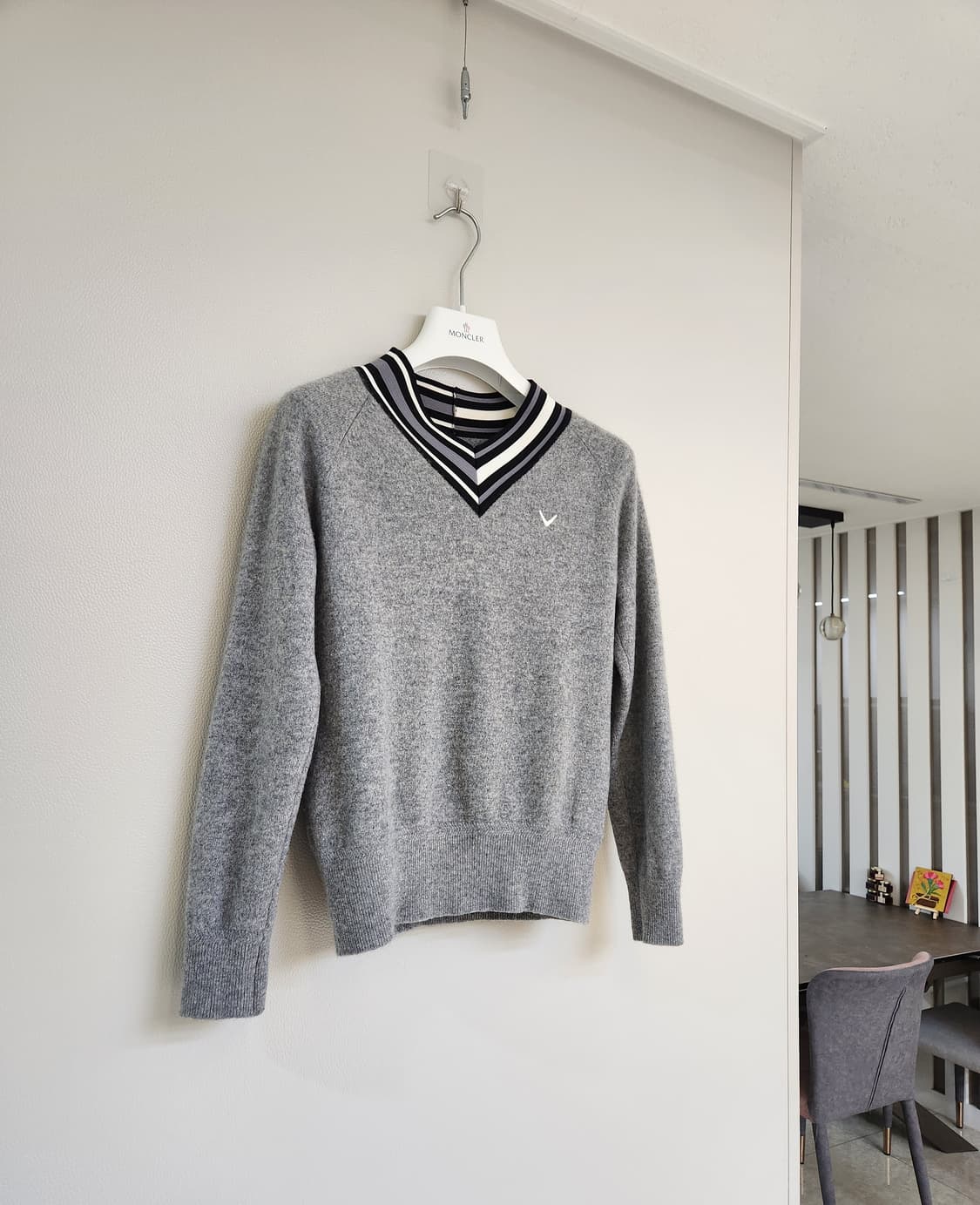 캘러웨이 여성 캐시미어100 세미크롭 니트탑 상품이미지4