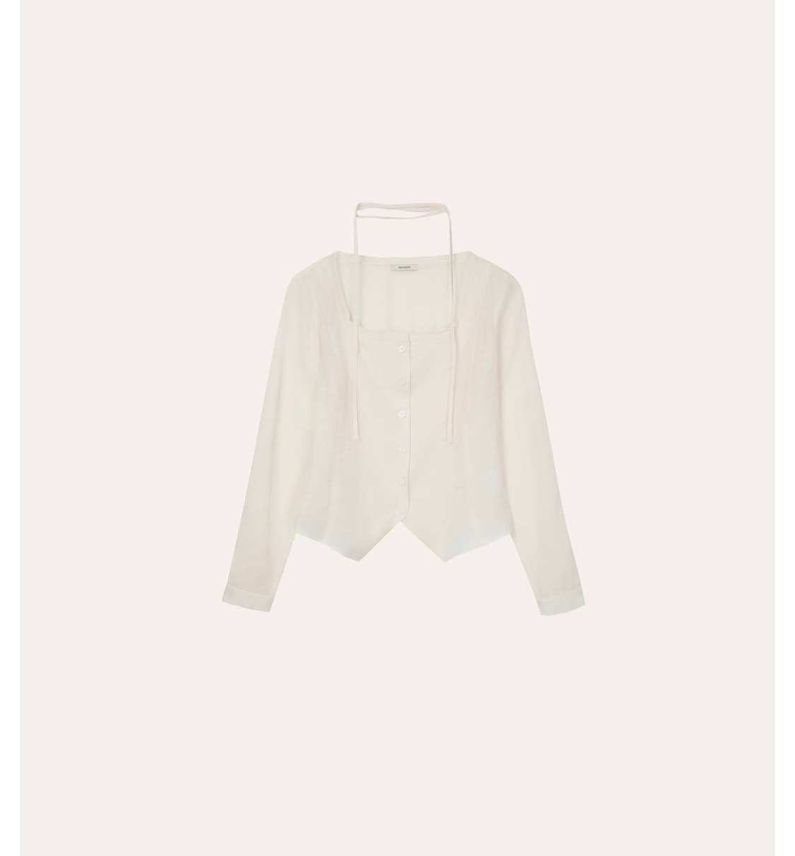 메리온 오간자 블라우스 상품이미지2