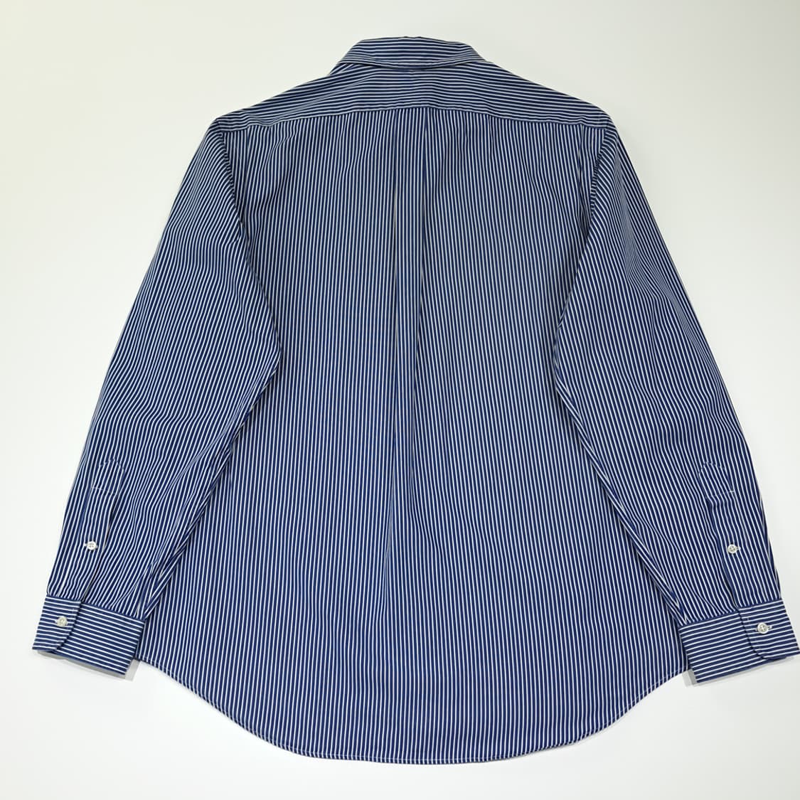 CL518 XL 폴로 커스텀핏 스트라이프 블루화이트 셔츠 상품이미지6