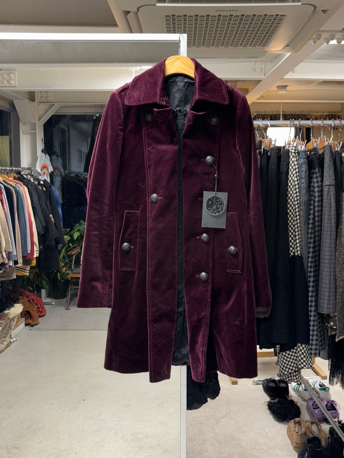 Pretty green 벨루어 나폴레옹 코트 상품이미지3