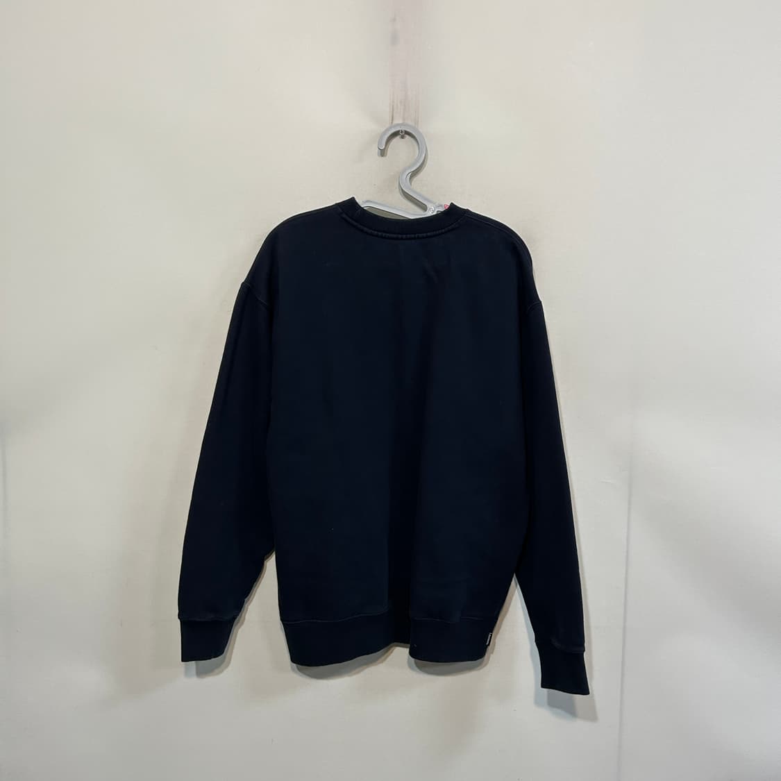 커버낫 남성 기모 맨투맨 M 네이비 상품이미지3