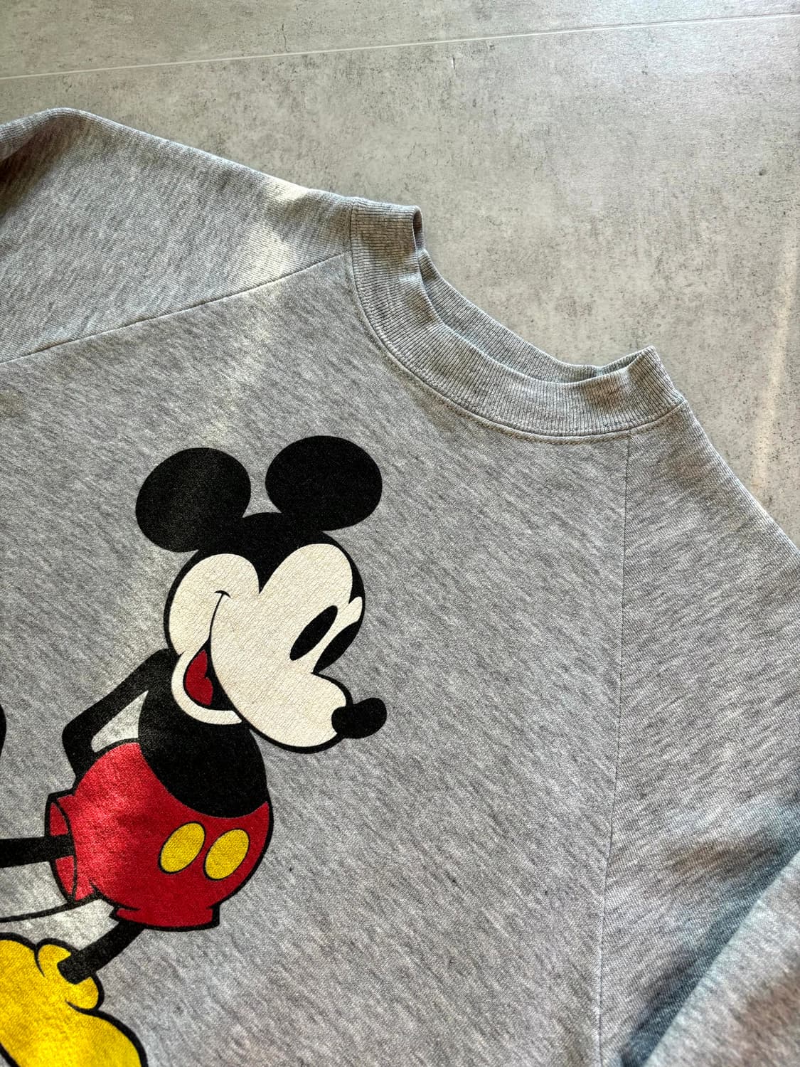 80's 월트 디즈니 오리지널 미키 마우스 스웻셔츠 L(100) 상품이미지5