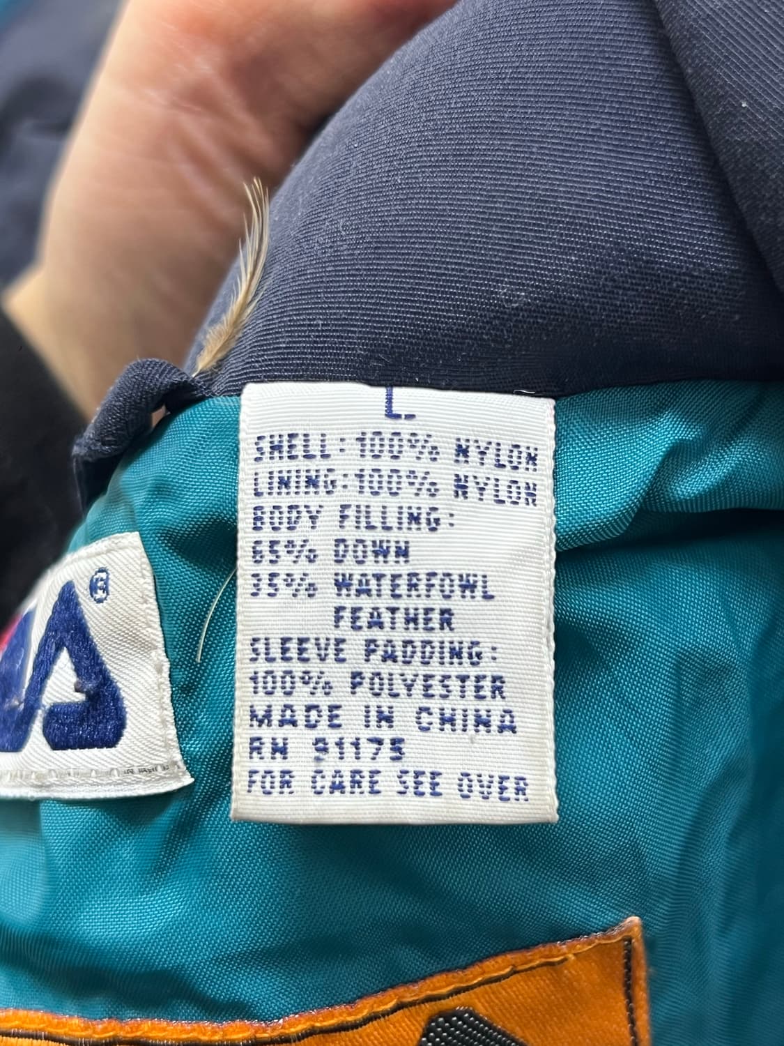 빈티지 필라 패딩 상품이미지4