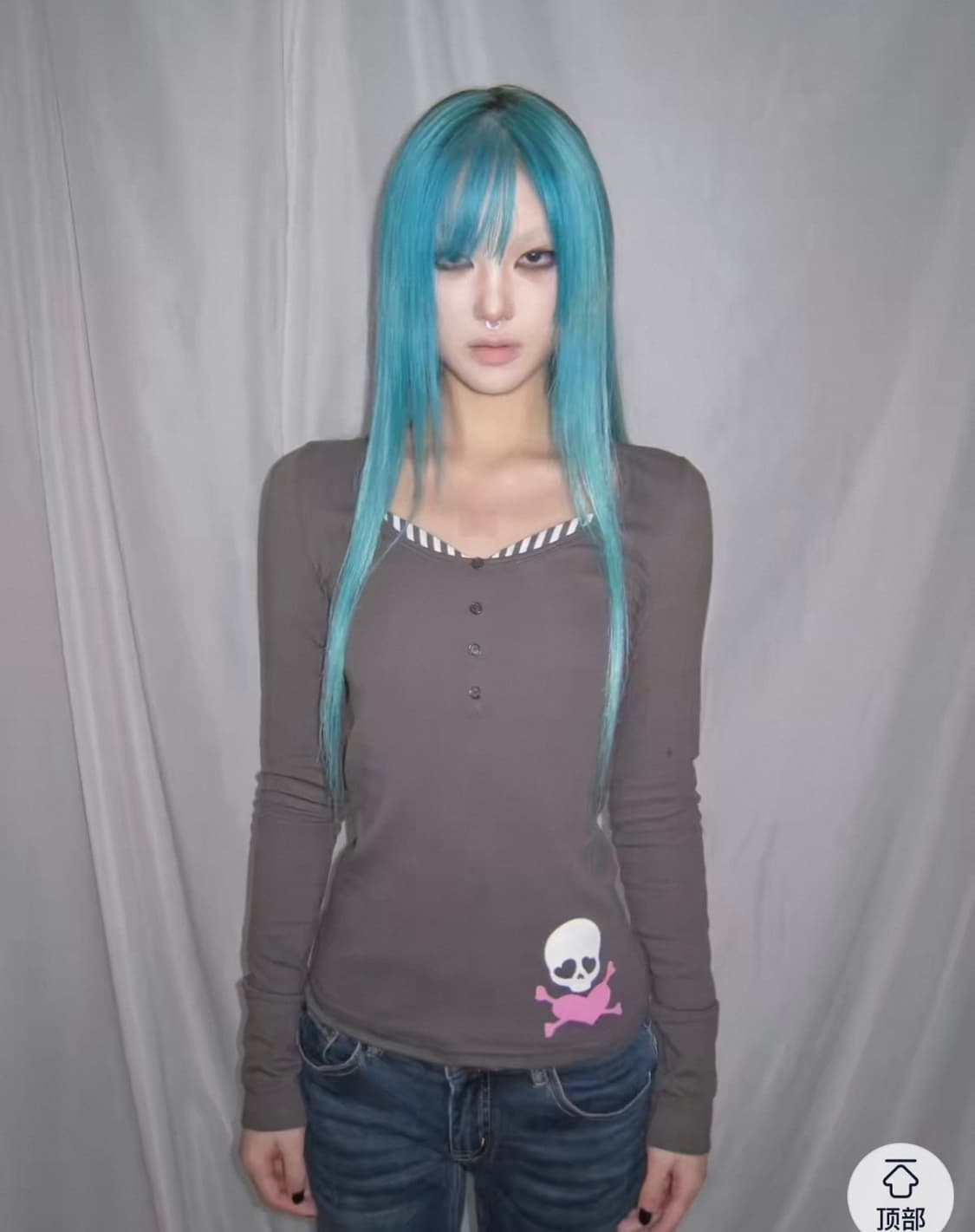 Toxic Ki33 티셔츠 타오바오 라떼갸루 서브컬쳐 빈티지 샵페어리 상품이미지1