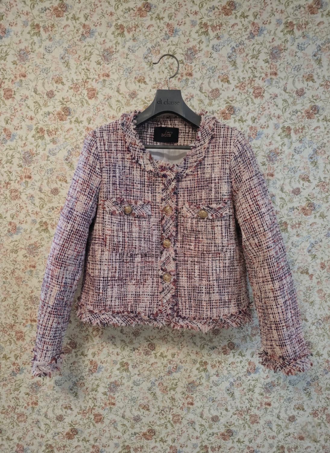 핑크 트위드 자켓 66 상품이미지1