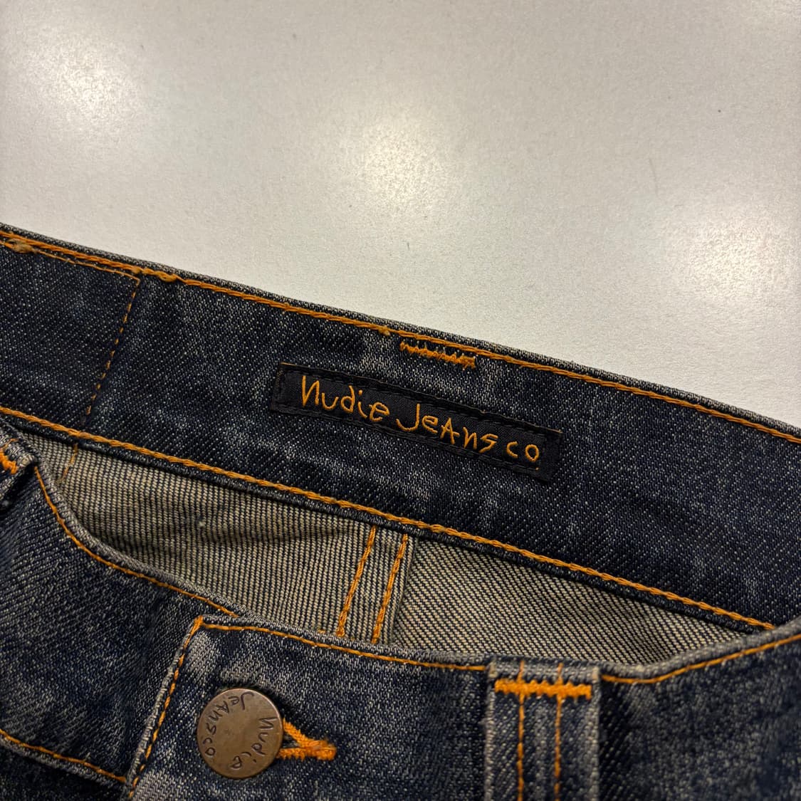 [31x32] 누디진 데미지 디테일 데님 팬츠 청바지 C893 상품이미지8