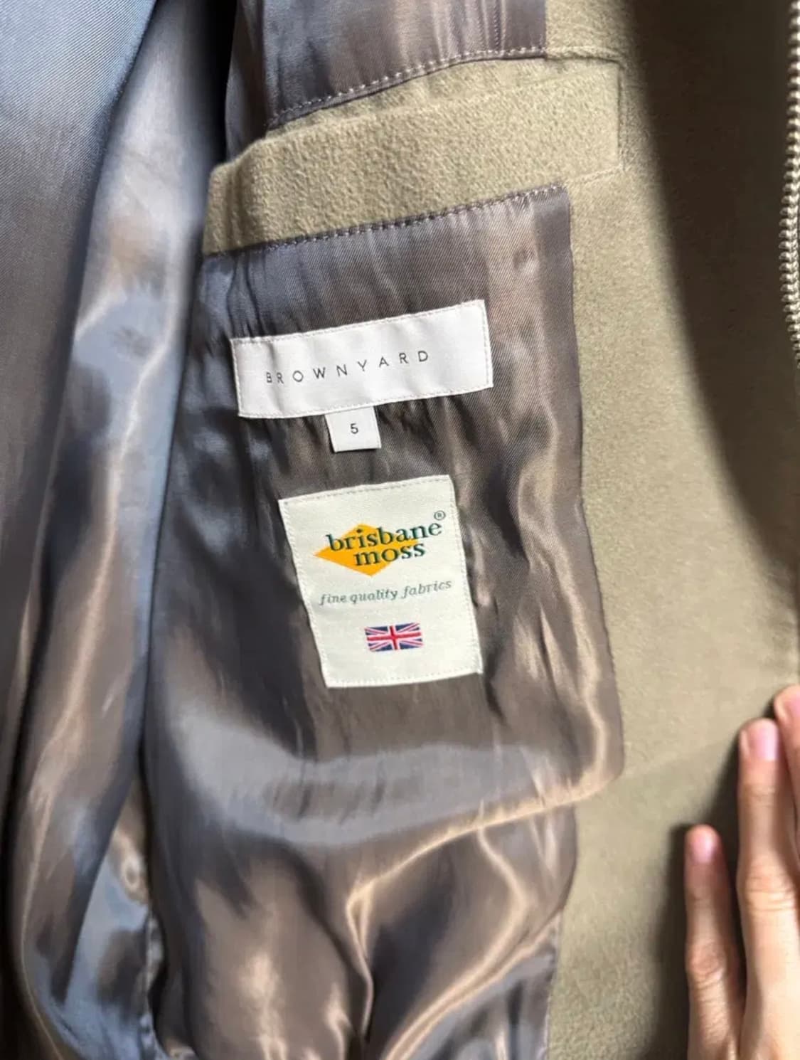 브라운야드 몰스킨 블루종 웨스턴 자켓 5사이즈 판매 상품이미지6