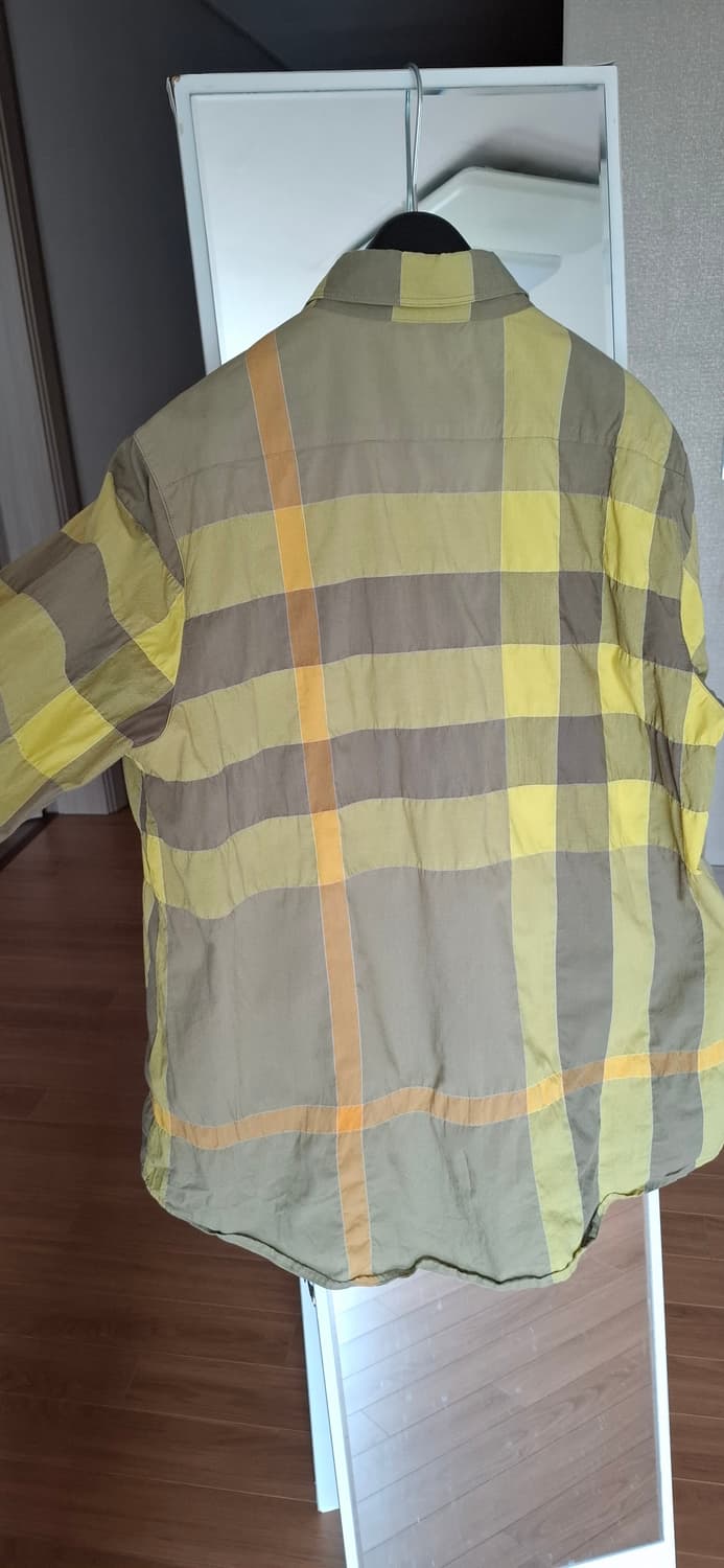 버버리 브릿 오버핏 체크 셔츠 상품이미지3