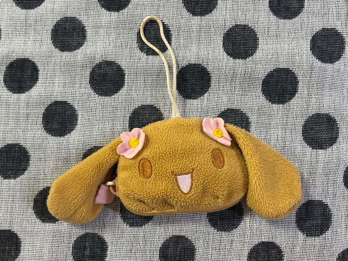 고전 2007 산리오 시나모롤 모카 동전 지갑 인형 키링 빈티지 상품이미지1