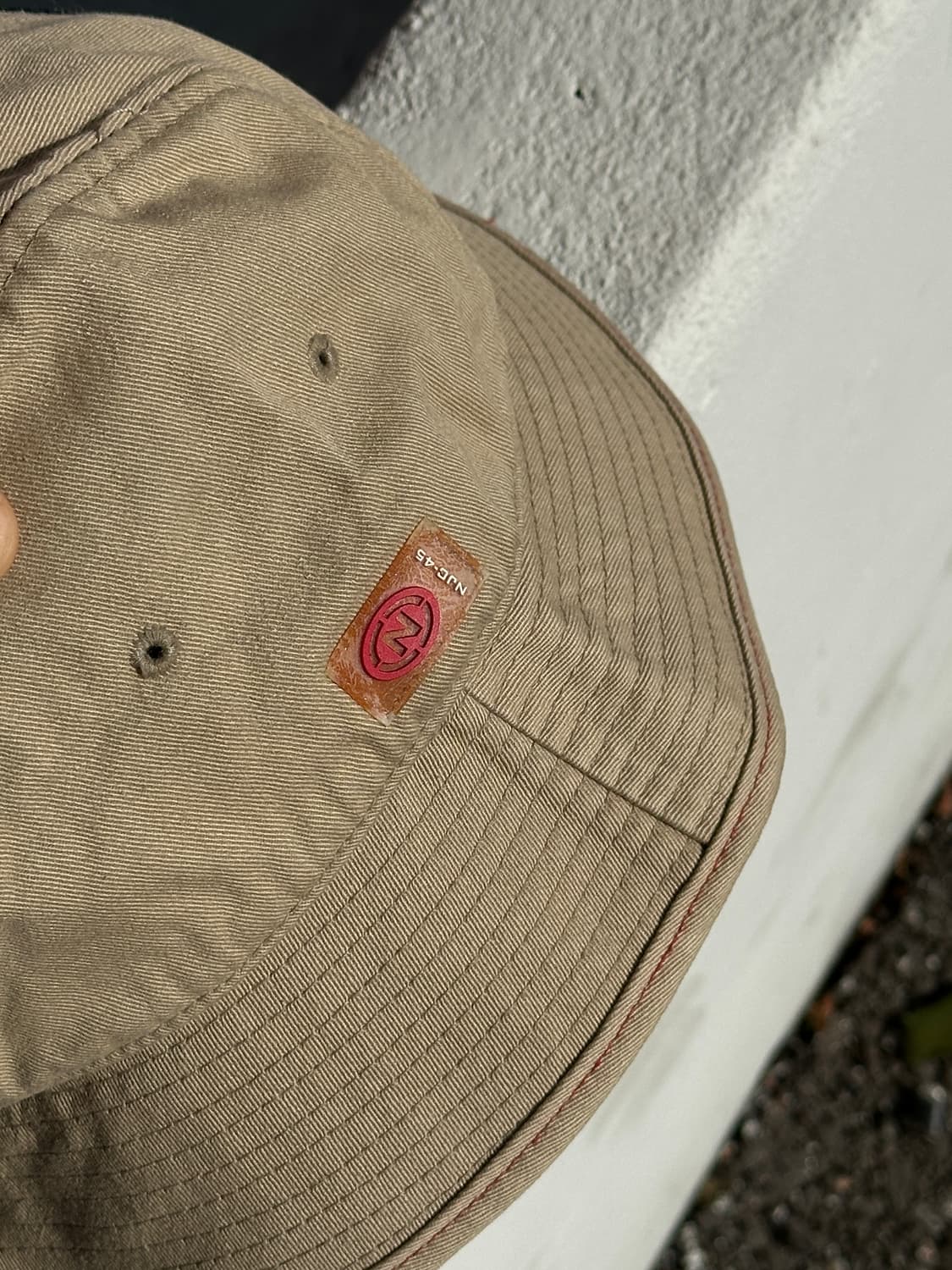 [L-XL] 노티카 진스 베이지 버킷햇 모자 빈티지 상품이미지5