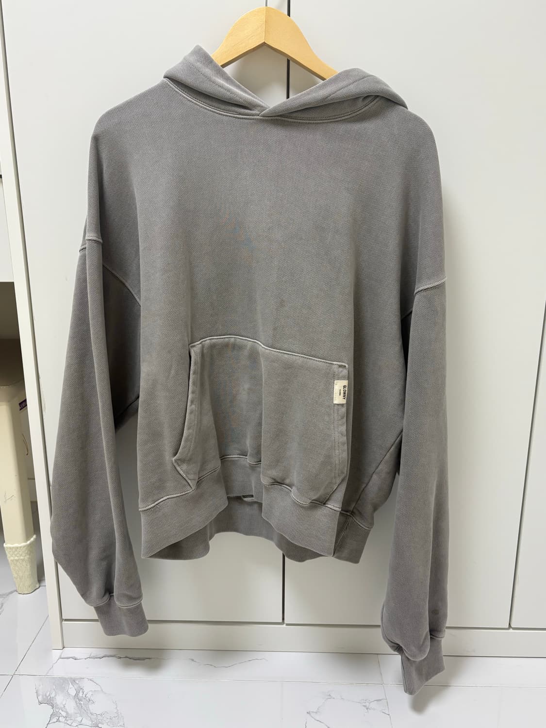 글로니 클래식 후드티 그레이 상품이미지2