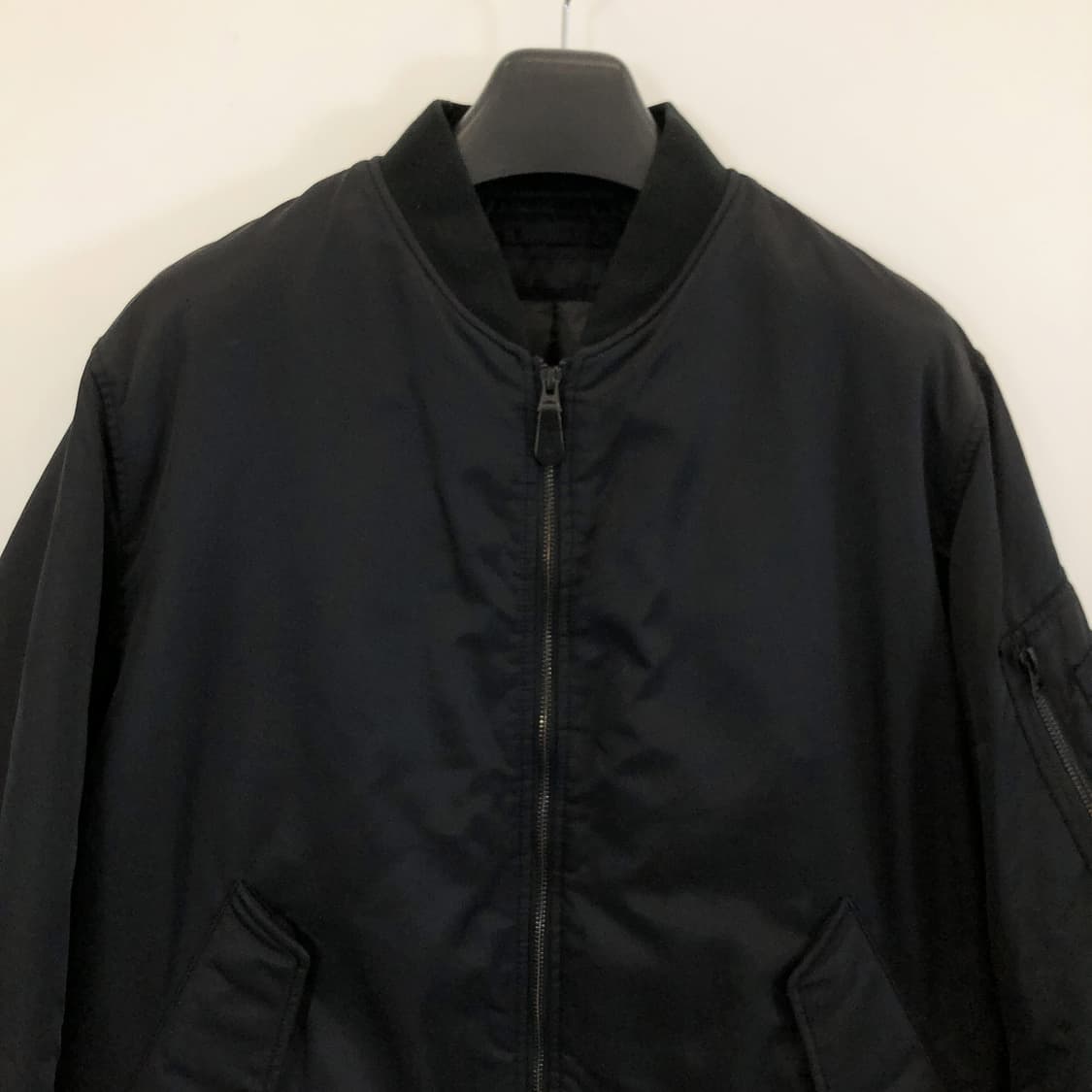 유니클로 MA-1 블루종점퍼 XL  상품이미지3