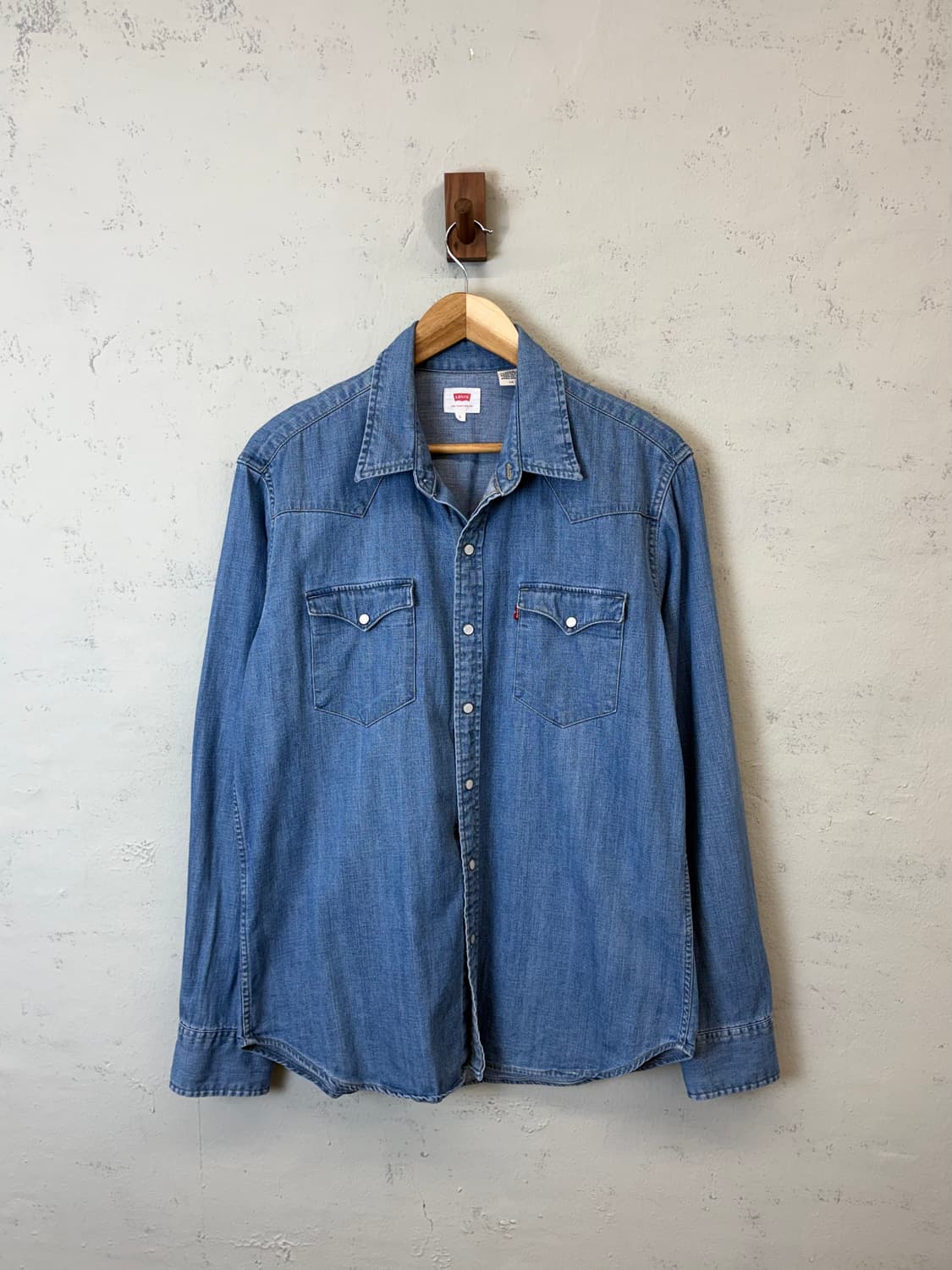 리바이스 빈티지 웨스턴 버튼 데님 셔츠 상품이미지1