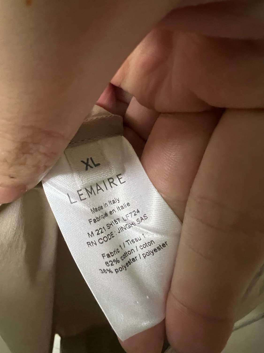 르메르 컨버티블 셔츠 XL 상품이미지2