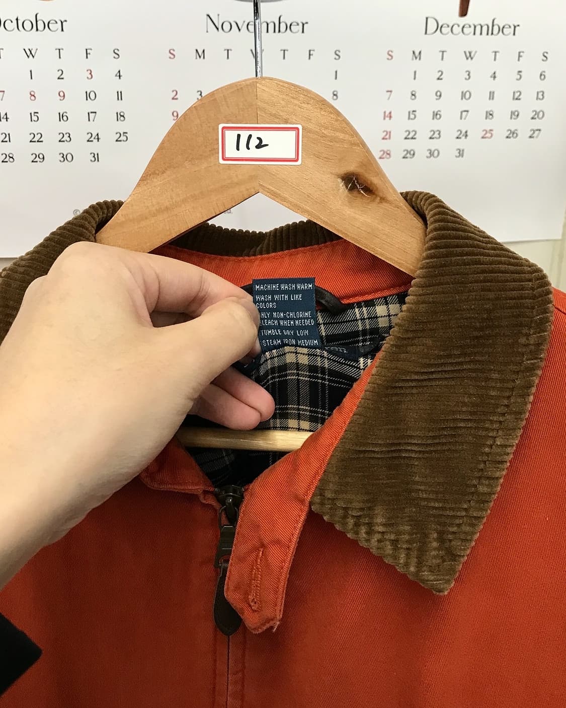 폴로 코듀로이 카라 블루종 자켓 상품이미지4