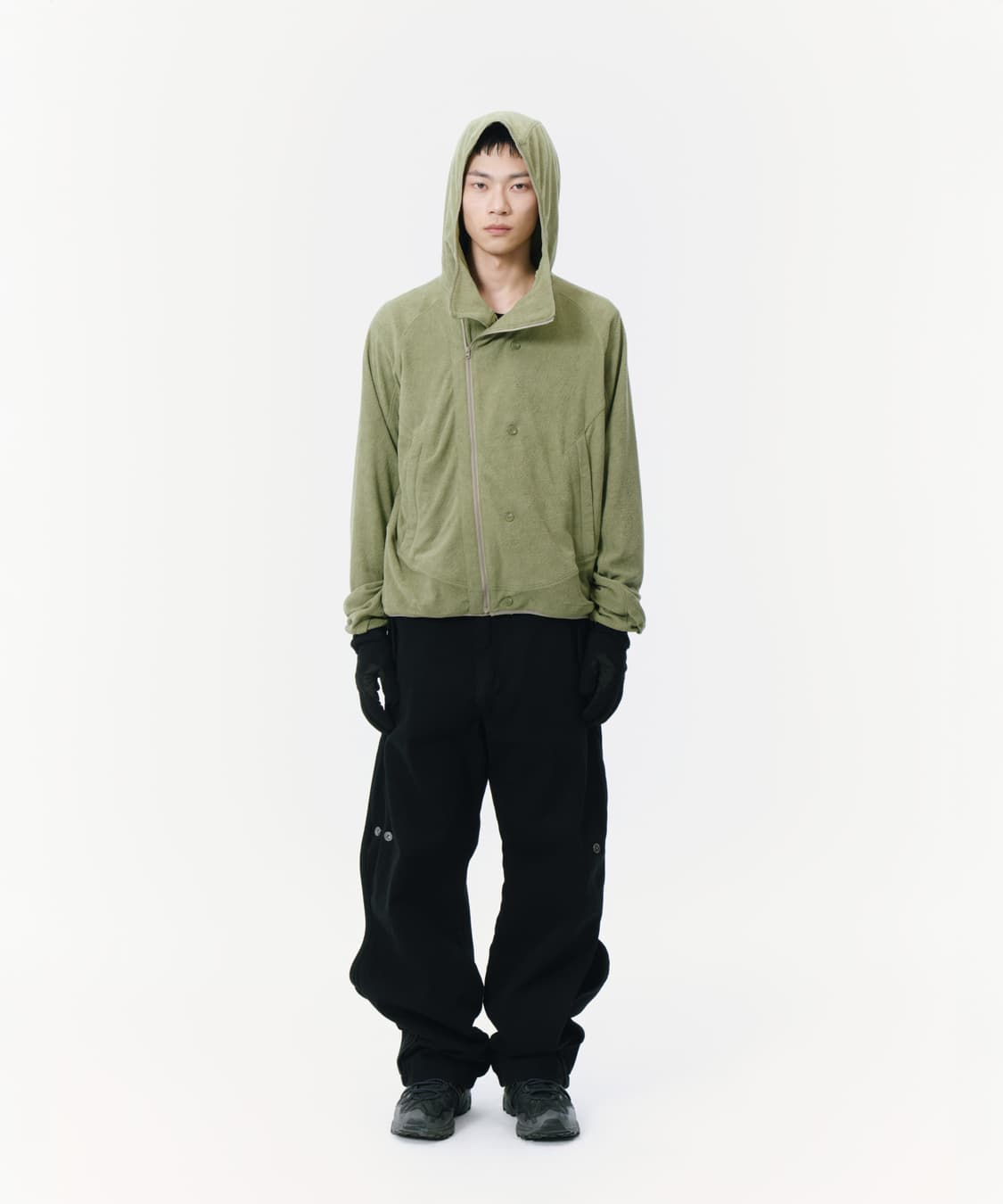 산산기어 25fw button fleece jacket 상품이미지2