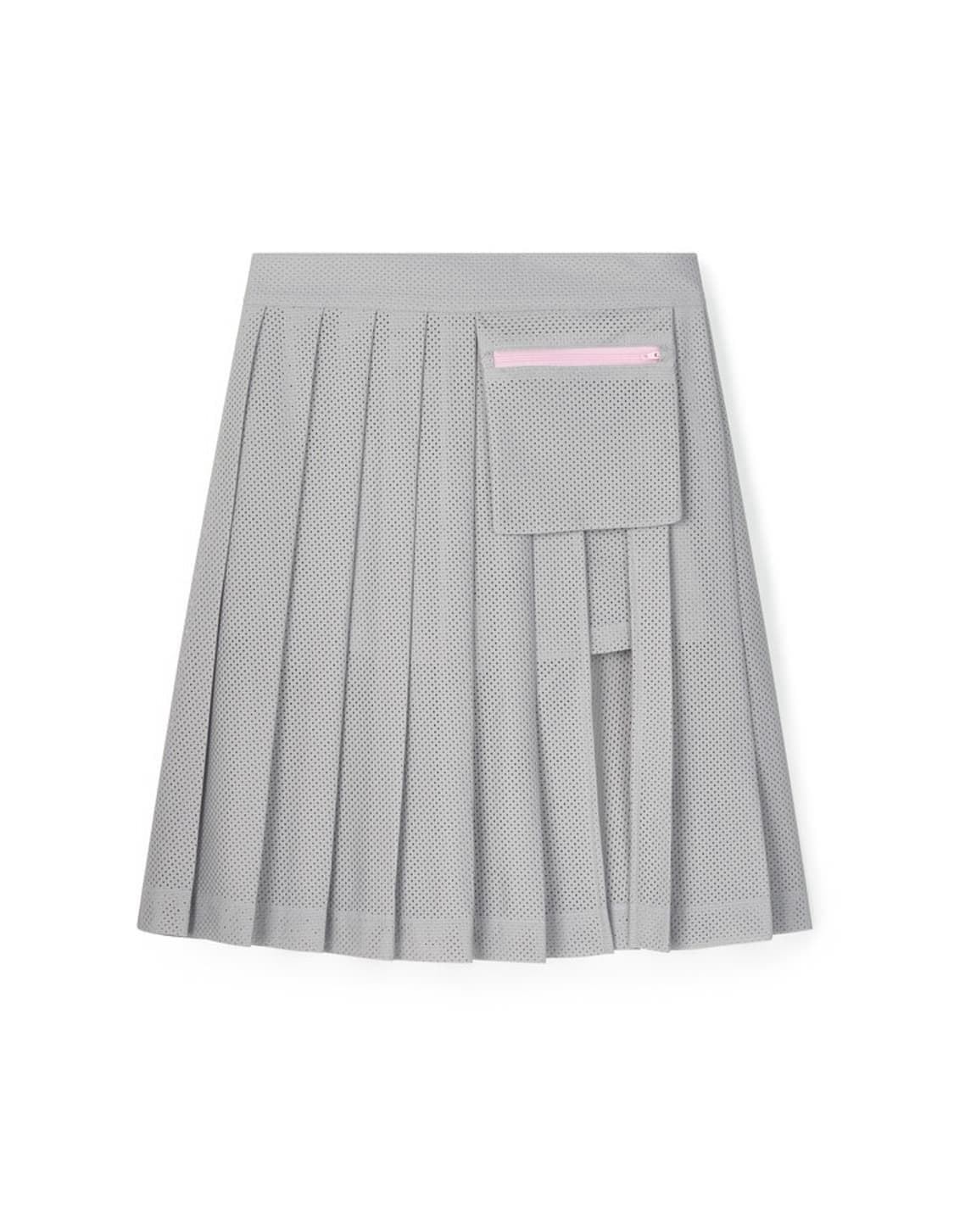 샵페어리 메쉬 포켓 플리츠 스커트 그레이 상품이미지1