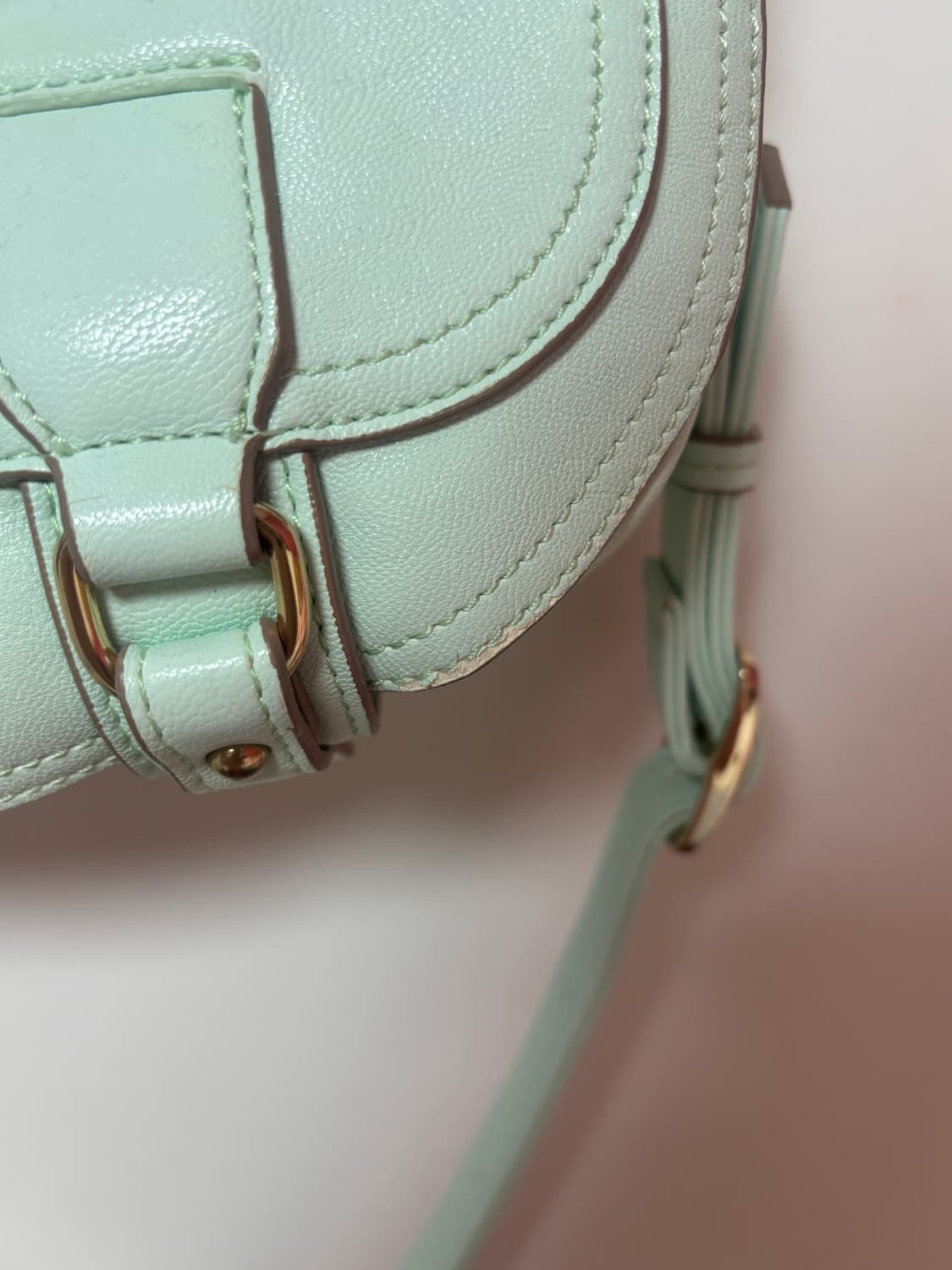 [Jill by jillstuart] 질바이질스튜어트 레더 민트 사첼백 상품이미지3