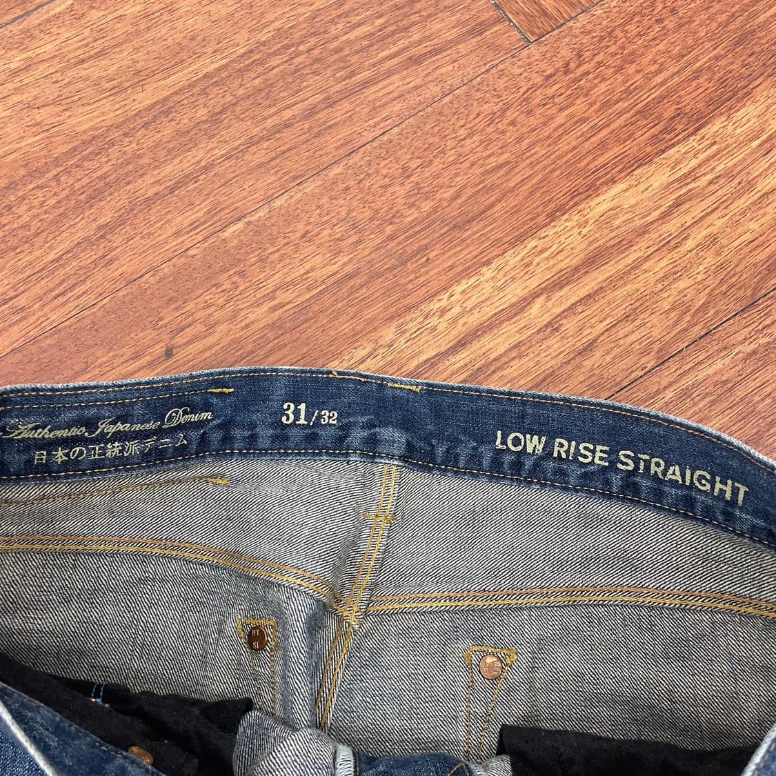 갭 셀비지 중청 데님팬츠 상품이미지5