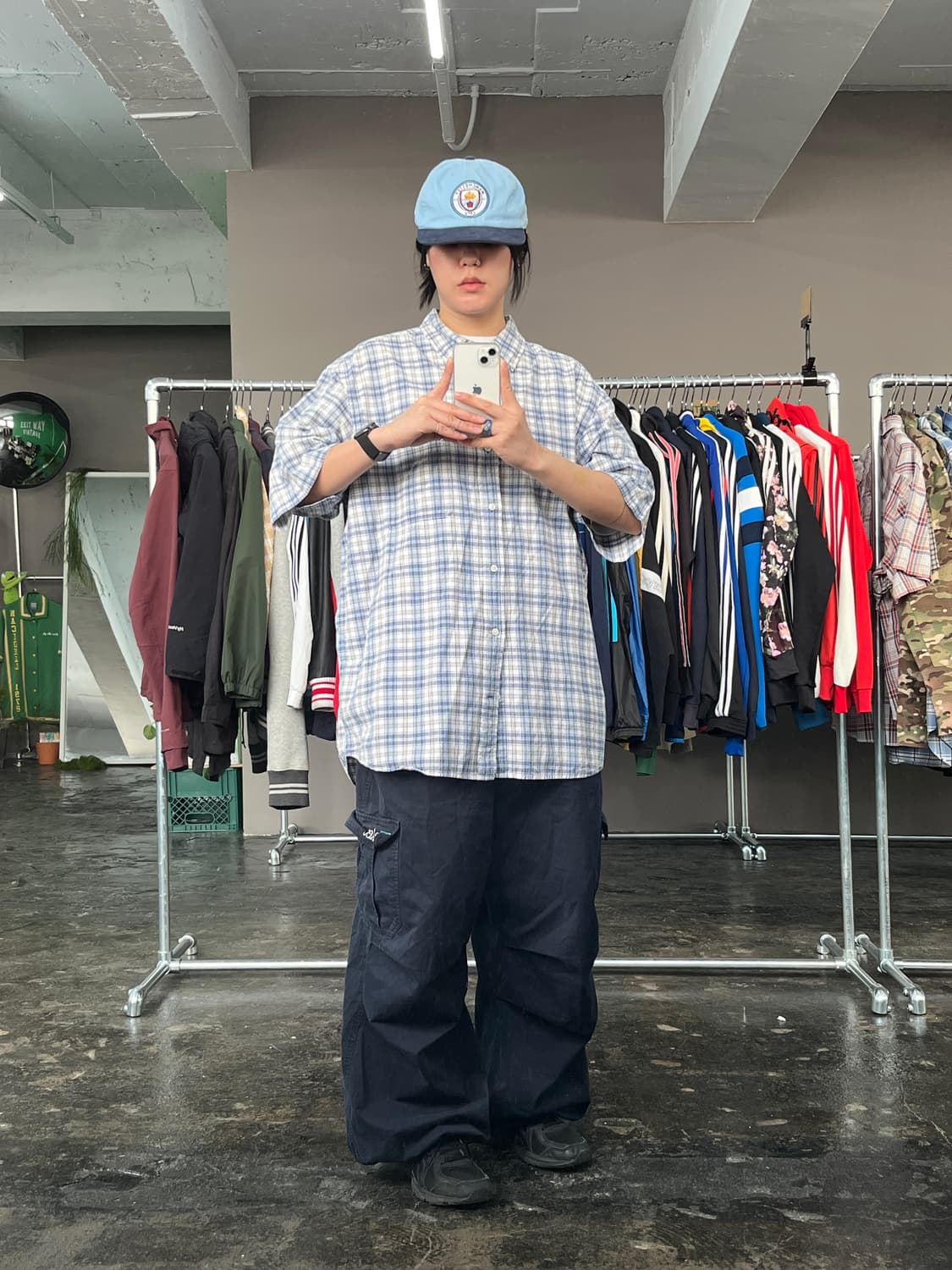 팀버랜드 체크 반팔 셔츠  상품이미지6