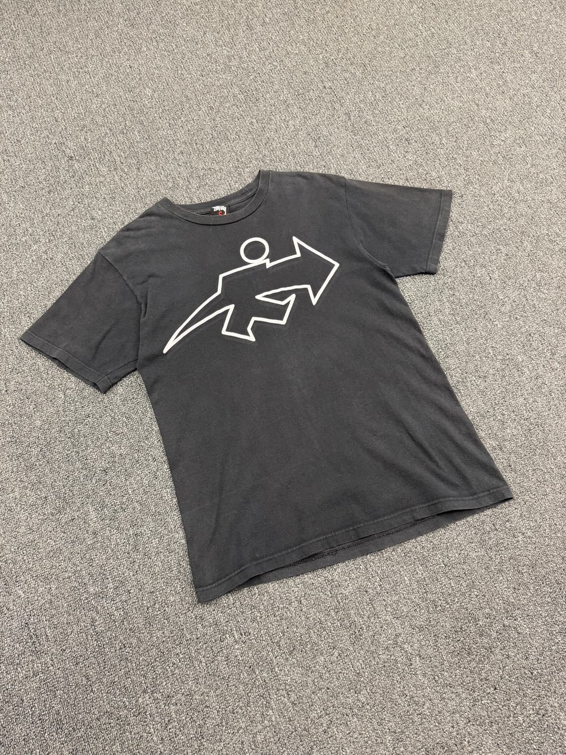 S) 00‘S 스투시 빈티지 서프맨 반팔 티셔츠 상품이미지1